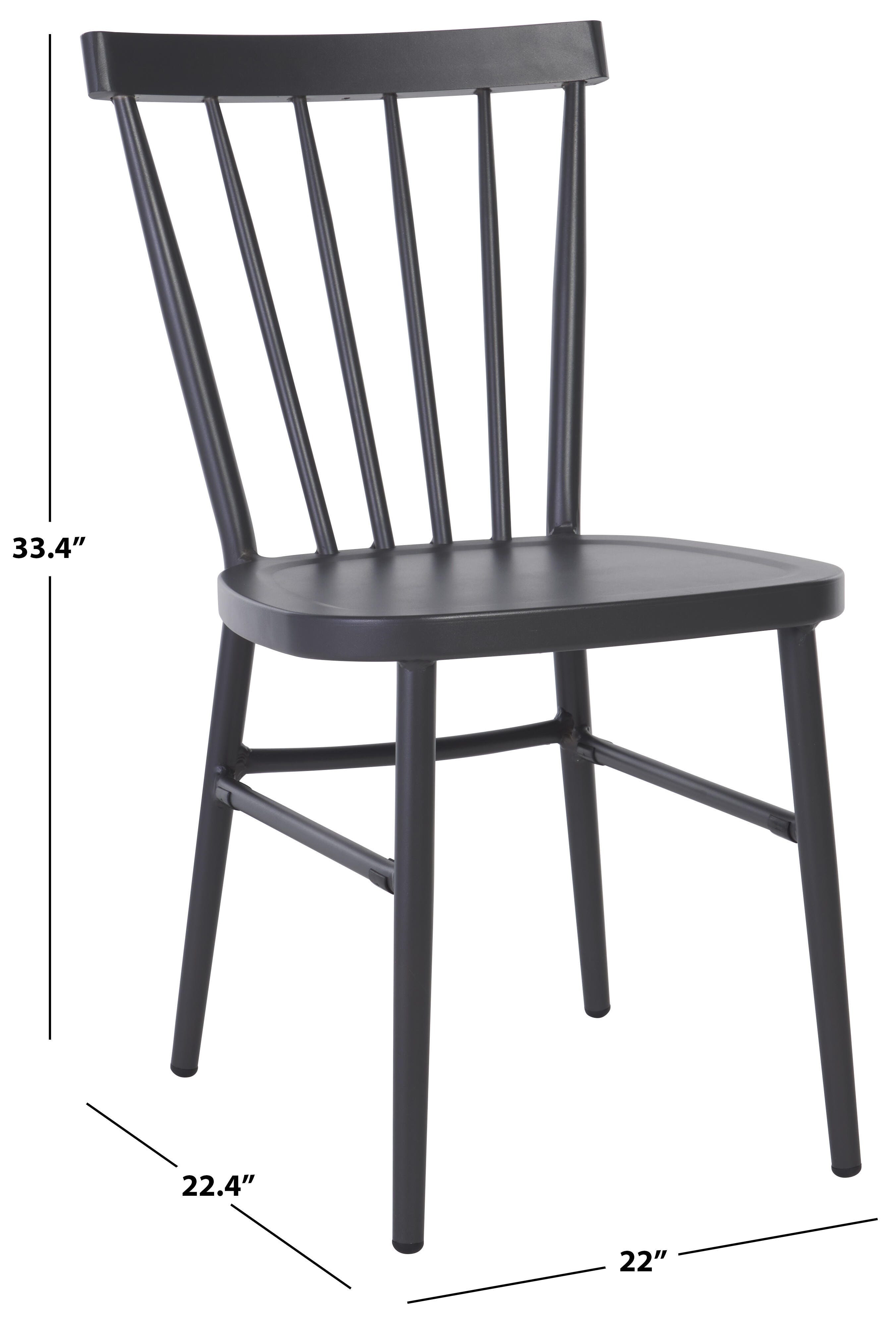 Safavieh Core Outdoor Dining Chair (Set of 2), Gray, large