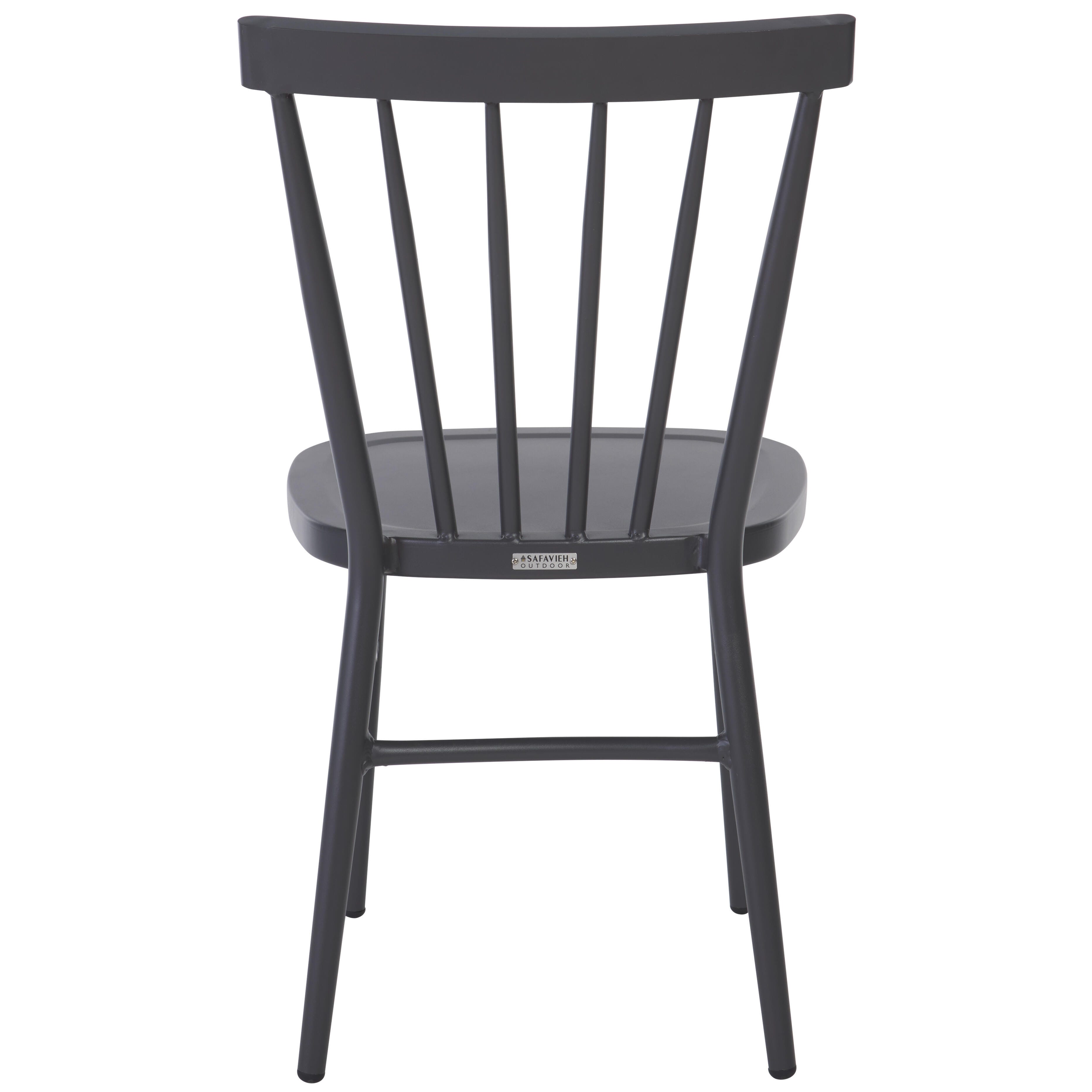 Safavieh Core Outdoor Dining Chair (Set of 2), Gray, large