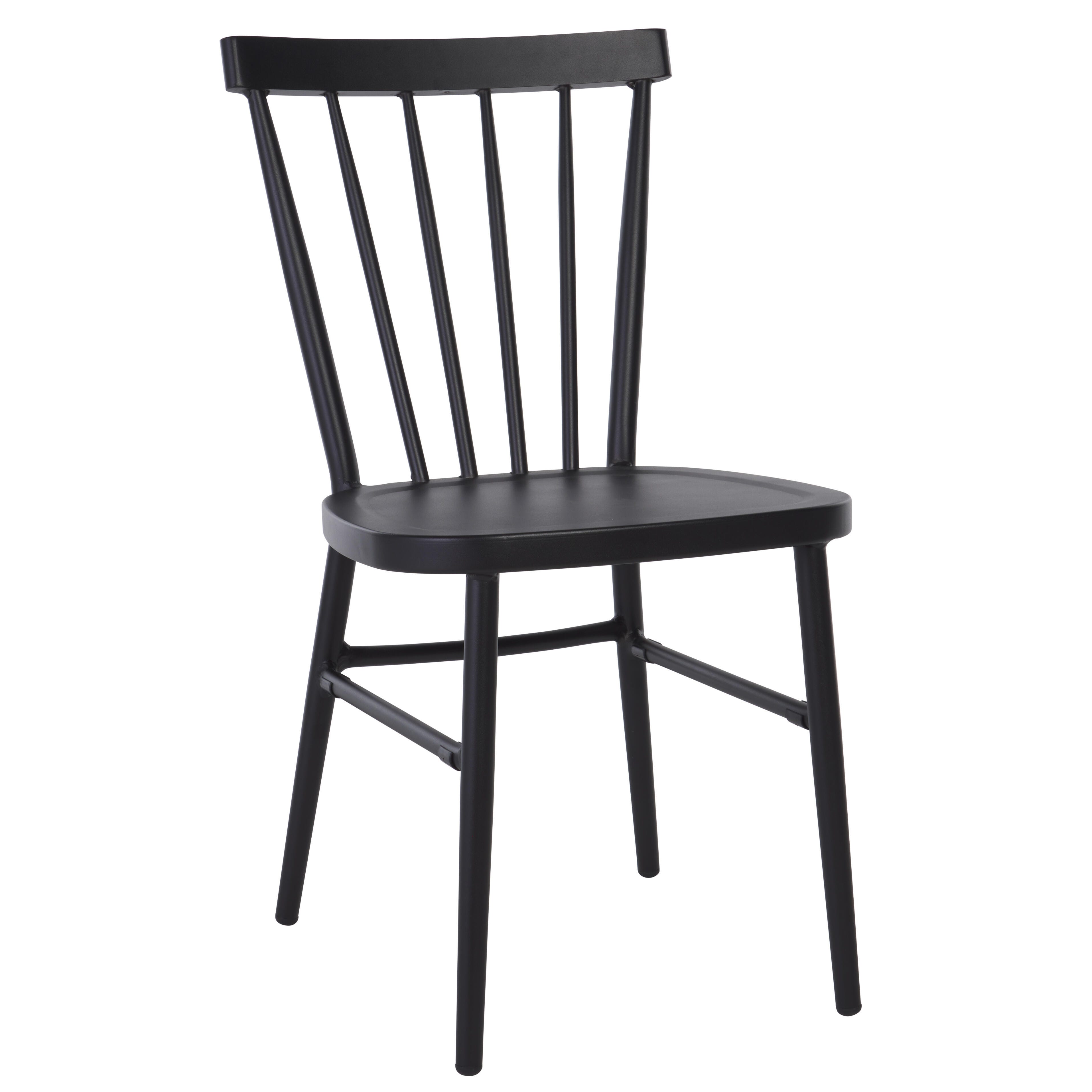 Safavieh Core Outdoor Dining Chair (Set of 2), Black, large