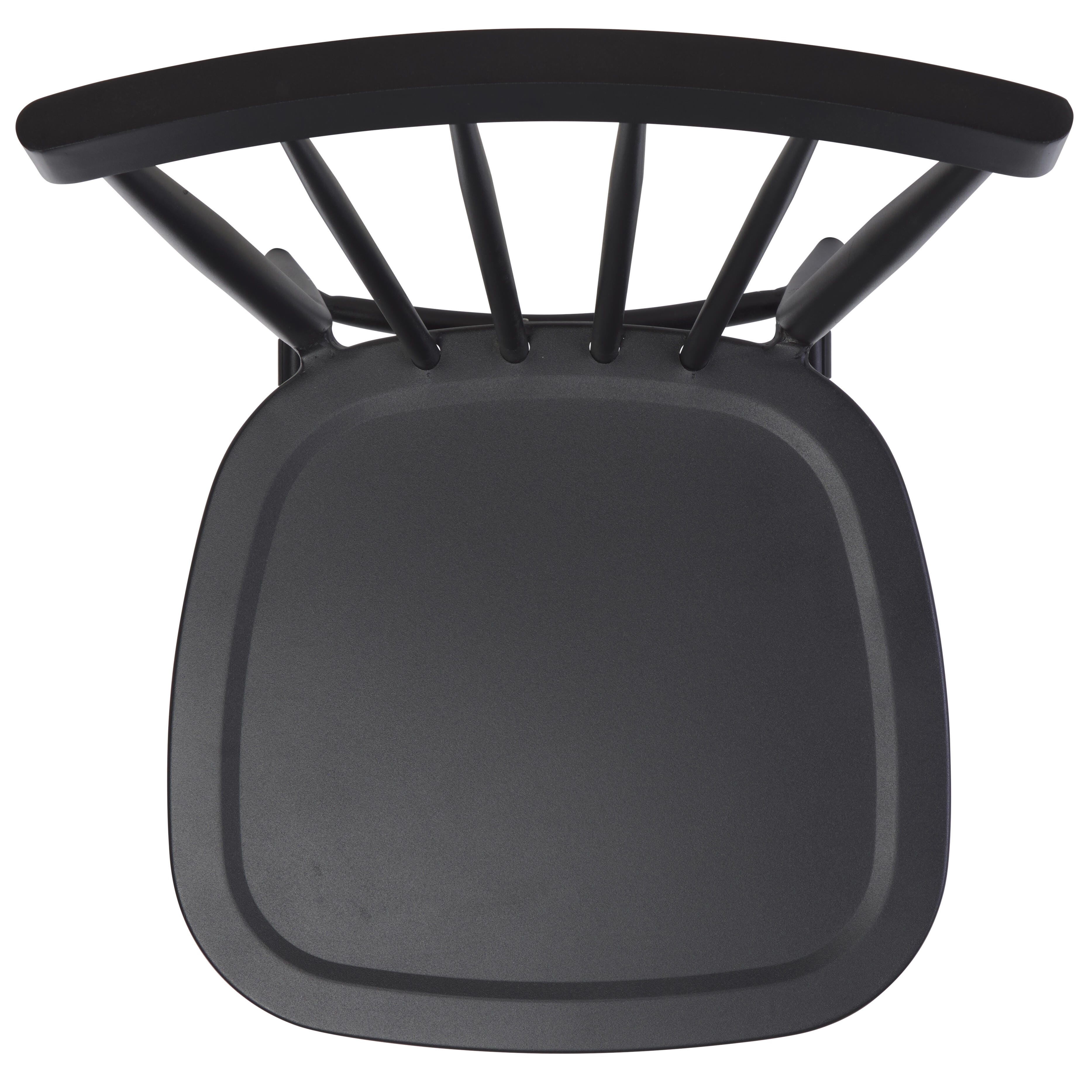 Safavieh Core Outdoor Dining Chair (Set of 2), Black, large