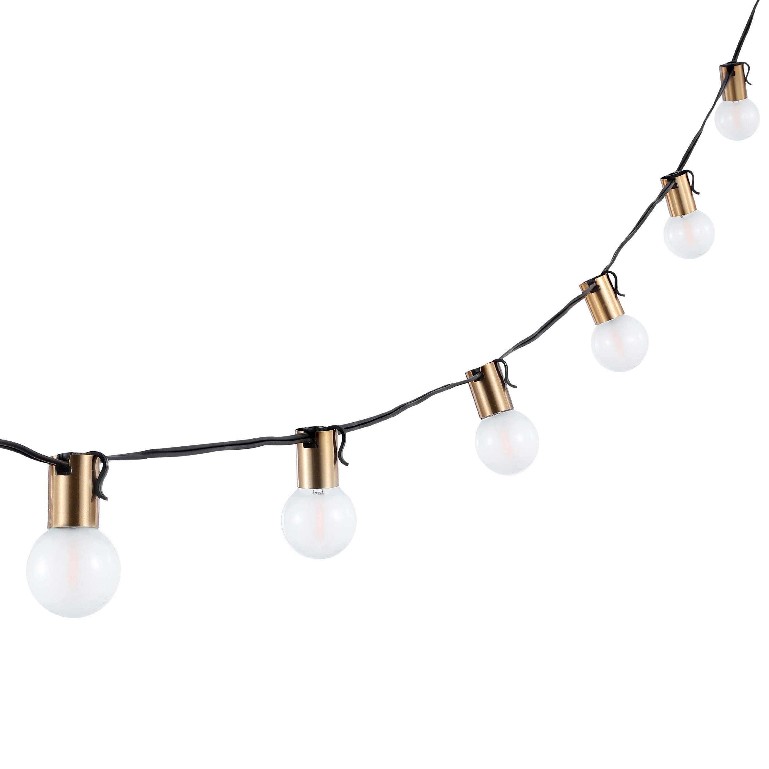 Safavieh Farrynn Outdoor String Lights, , large