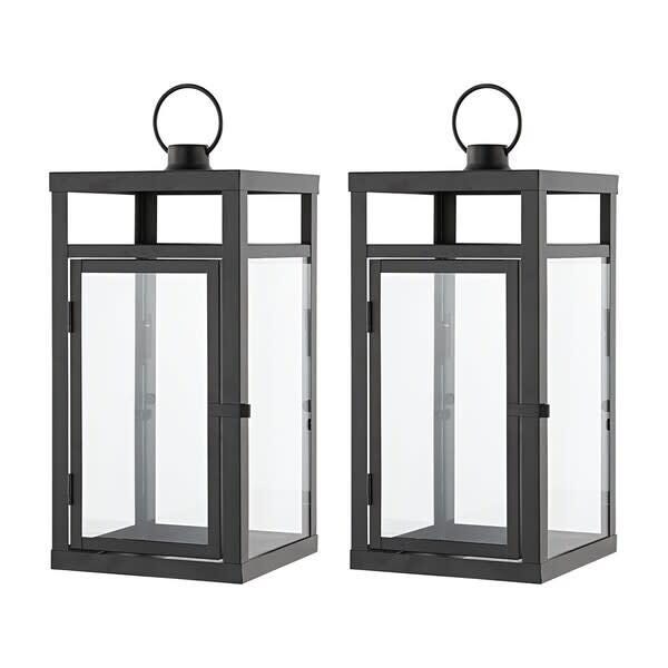 Safavieh Fraleigh Outdoor Soild Lantern (Set of 2), , large