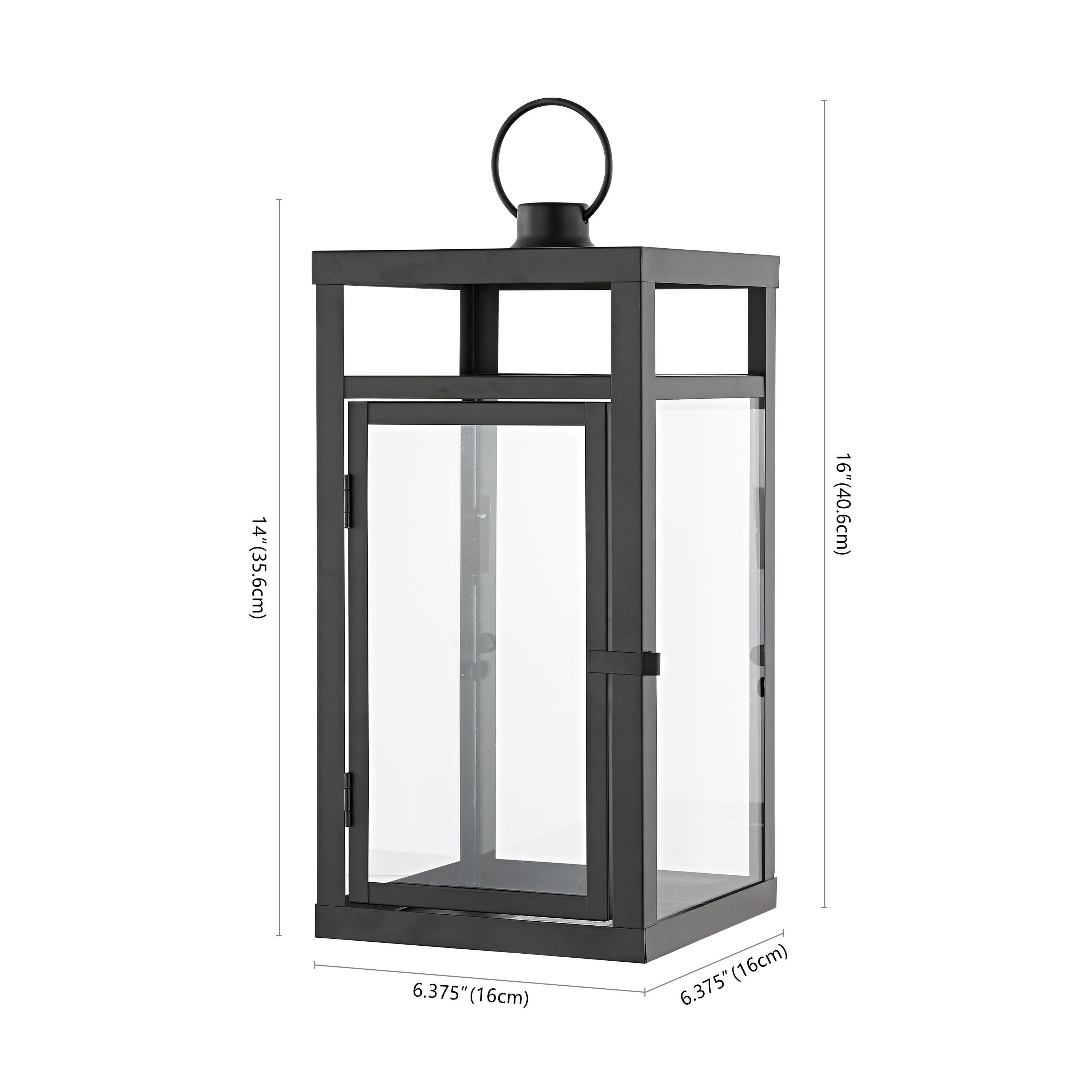 Safavieh Fraleigh Outdoor Soild Lantern (Set of 2), , large