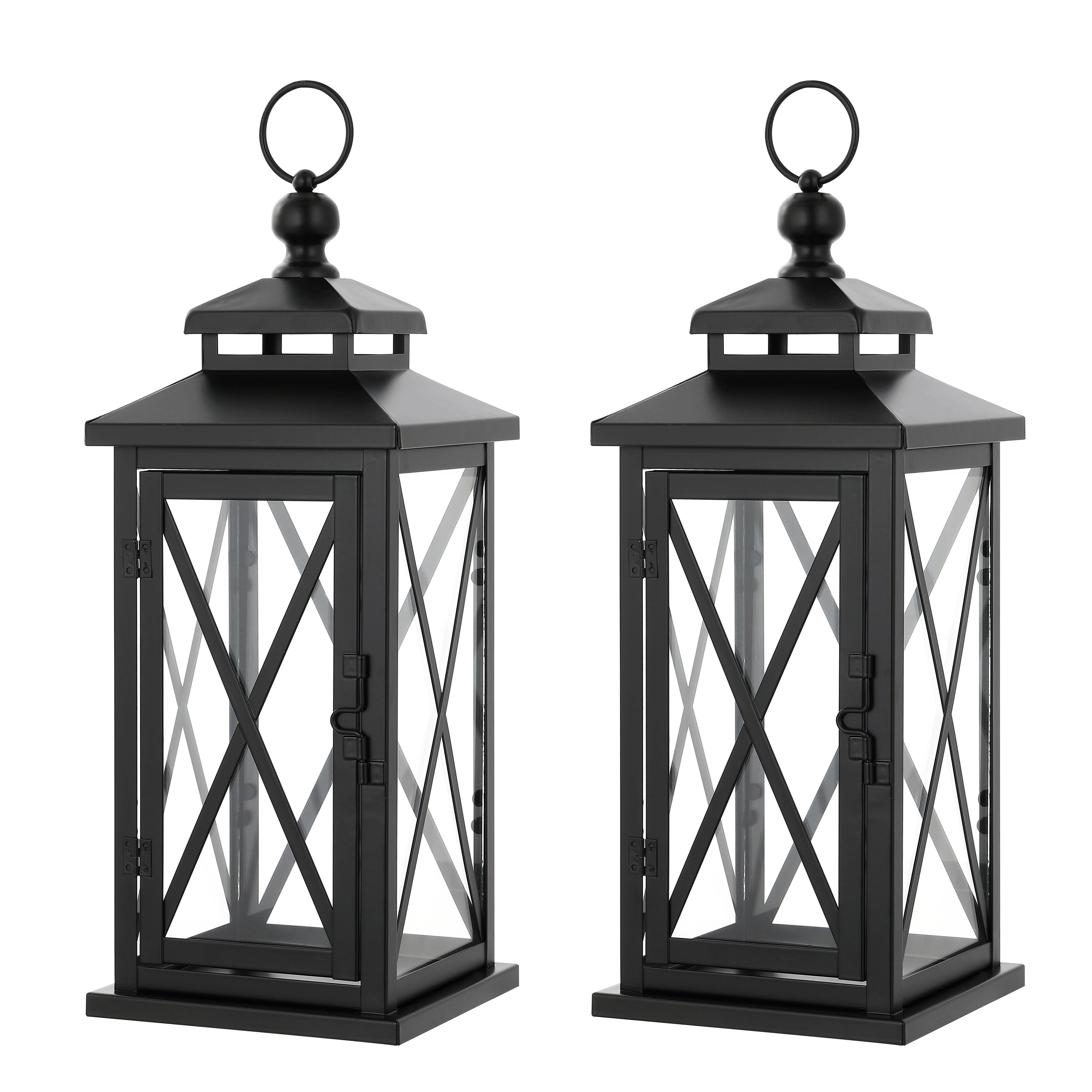 Safavieh Lirio Outdoor Lantern (Set of 2), , large