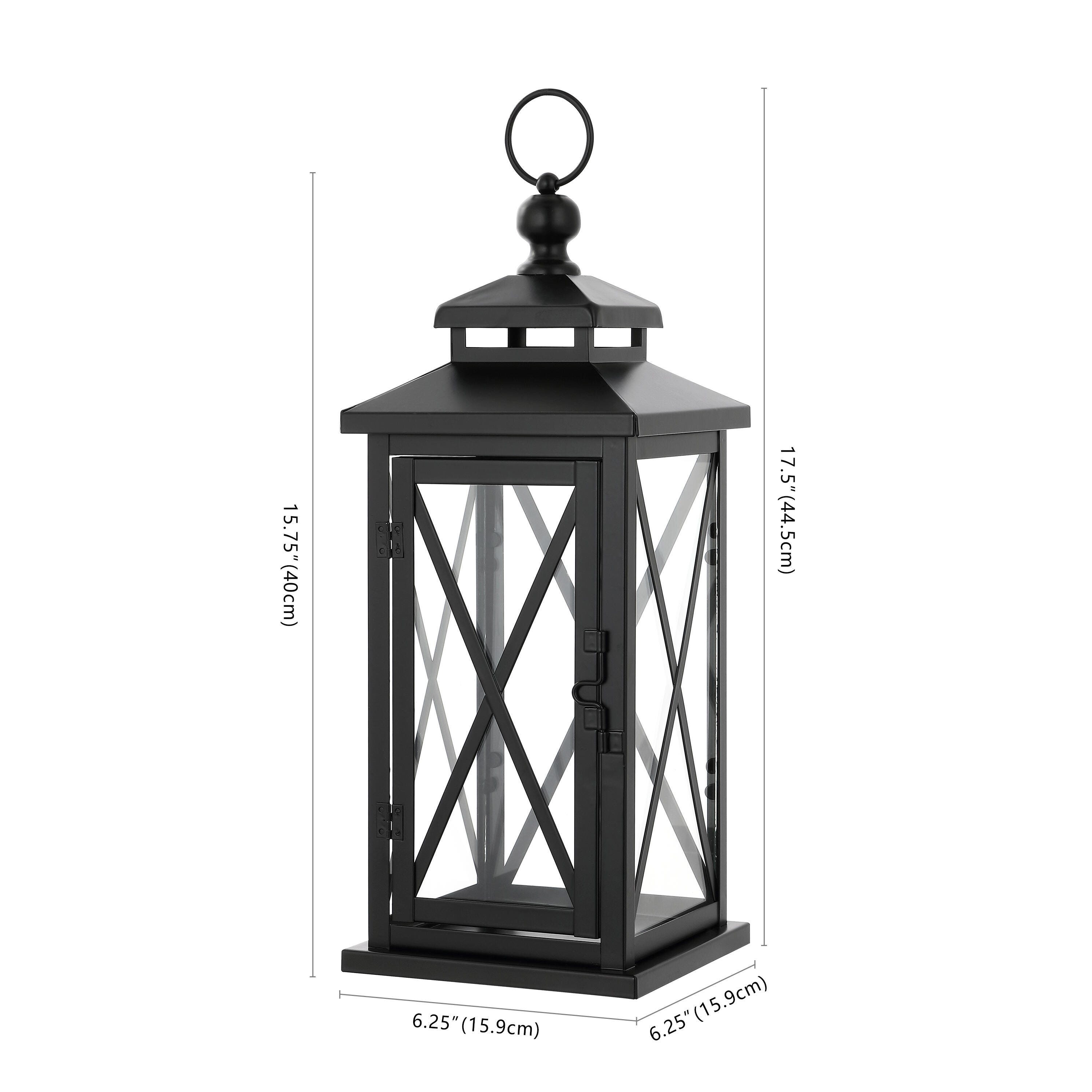 Safavieh Lirio Outdoor Lantern (Set of 2), , large