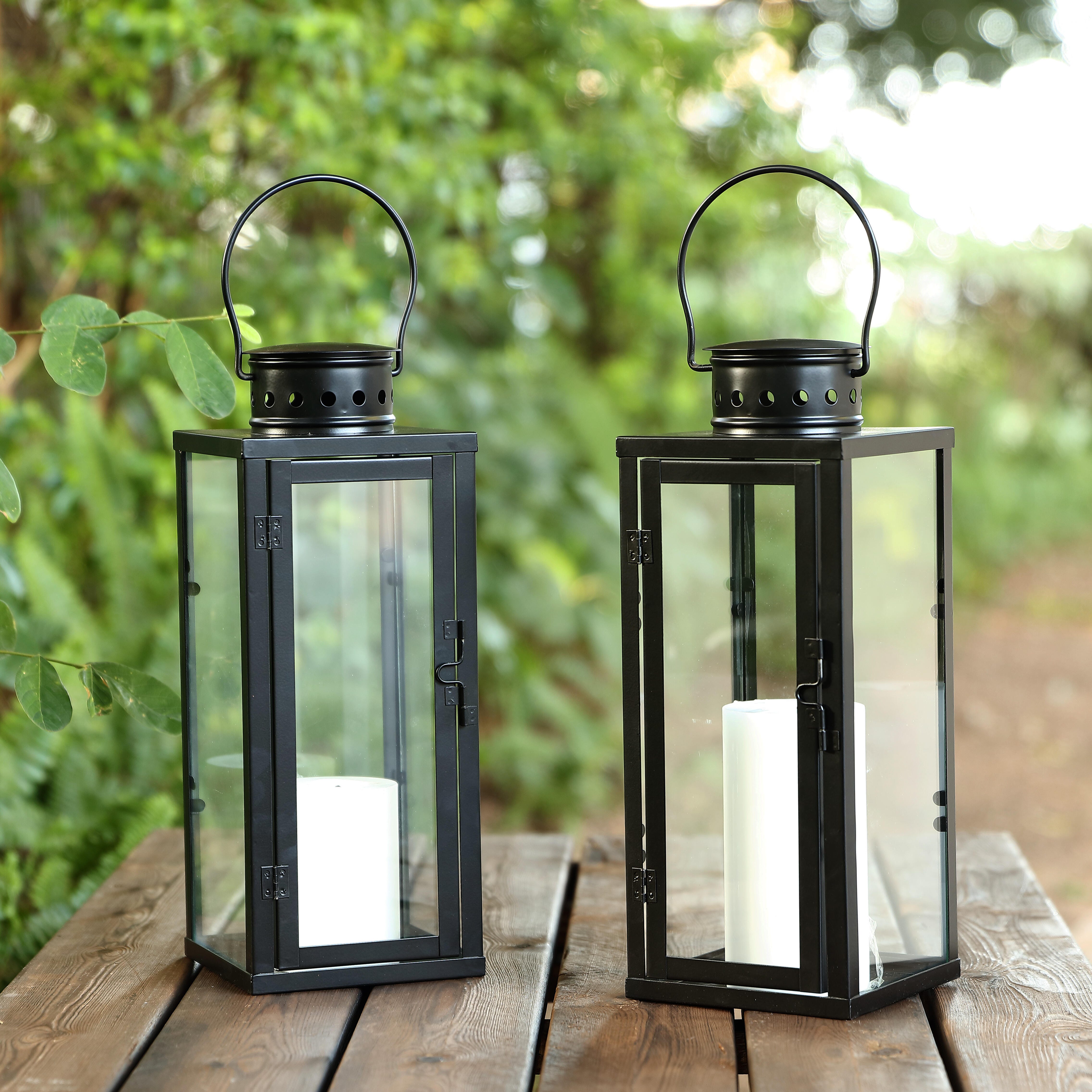 Safavieh Lorient Outdoor Lantern (Set of 2), , large