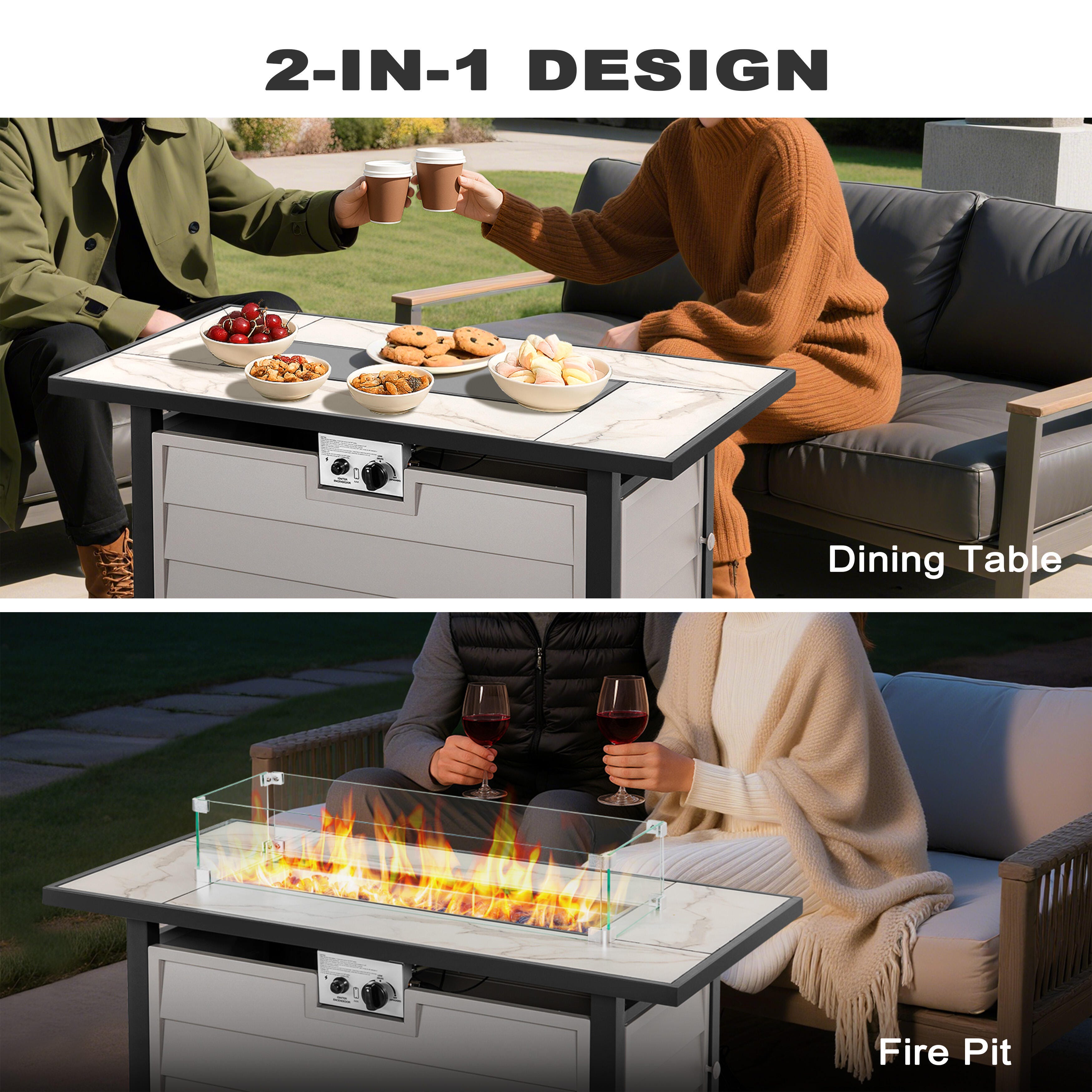 Nuu Garden Outdoor Closed Fire Pit, , large