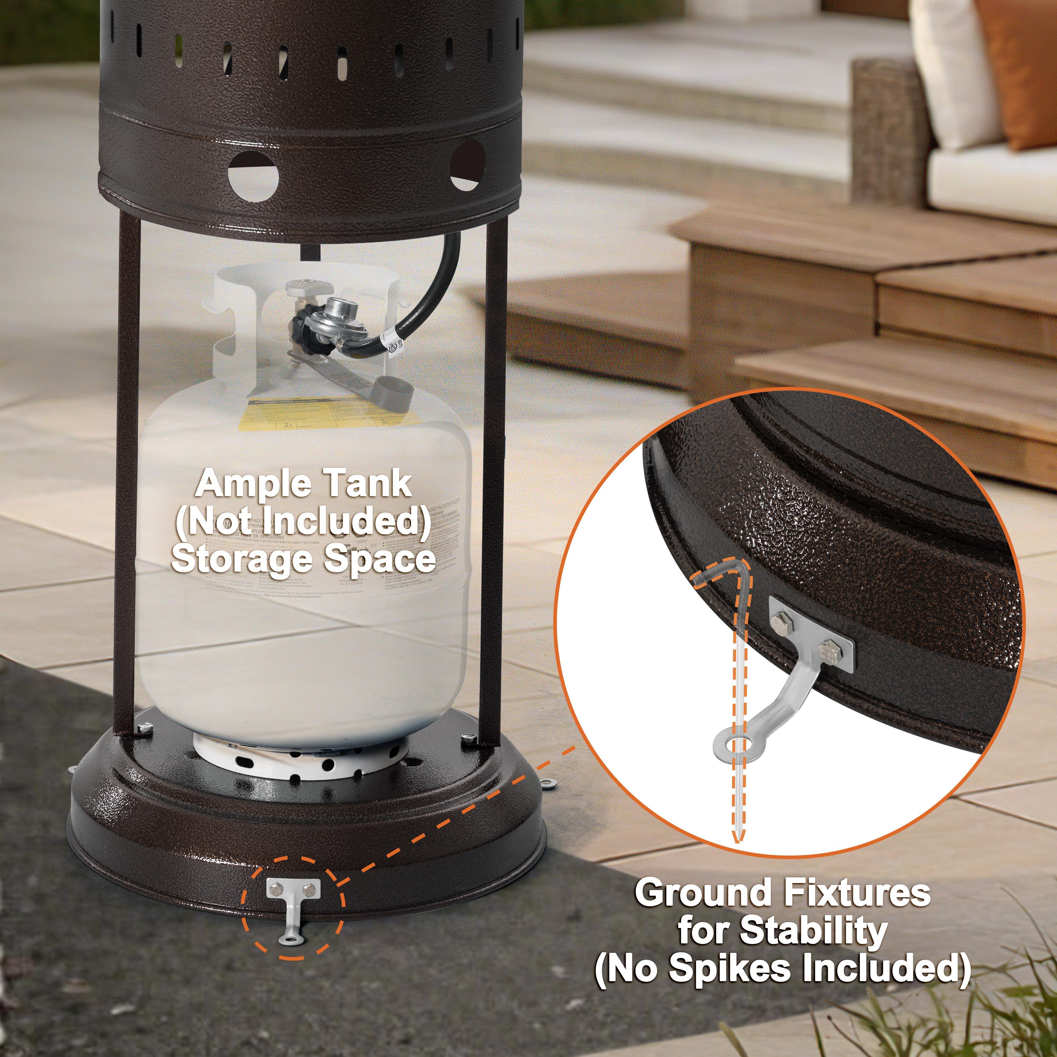 Nuu Garden Outdoor Patio Heater, , large