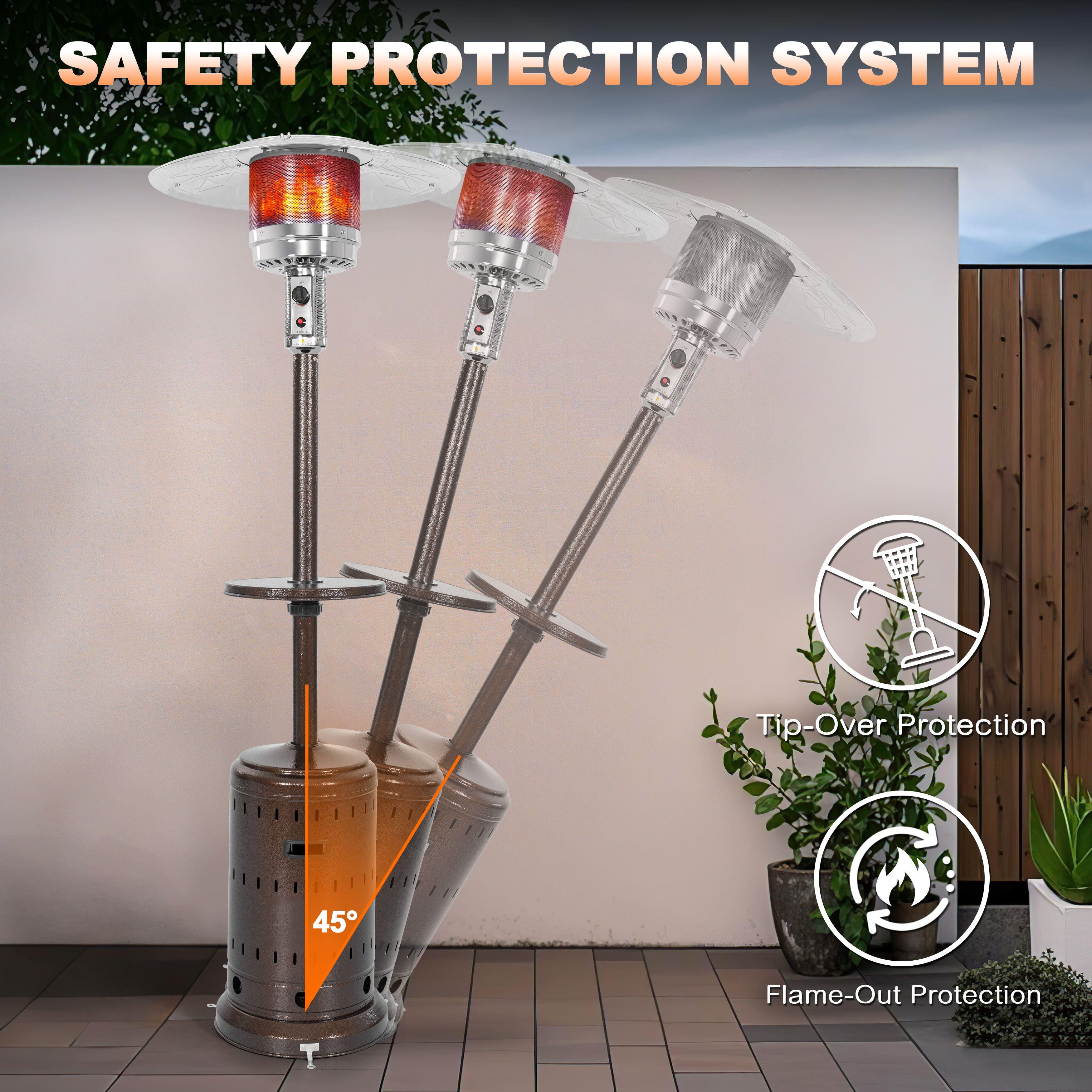 Nuu Garden Outdoor Patio Heater, , large