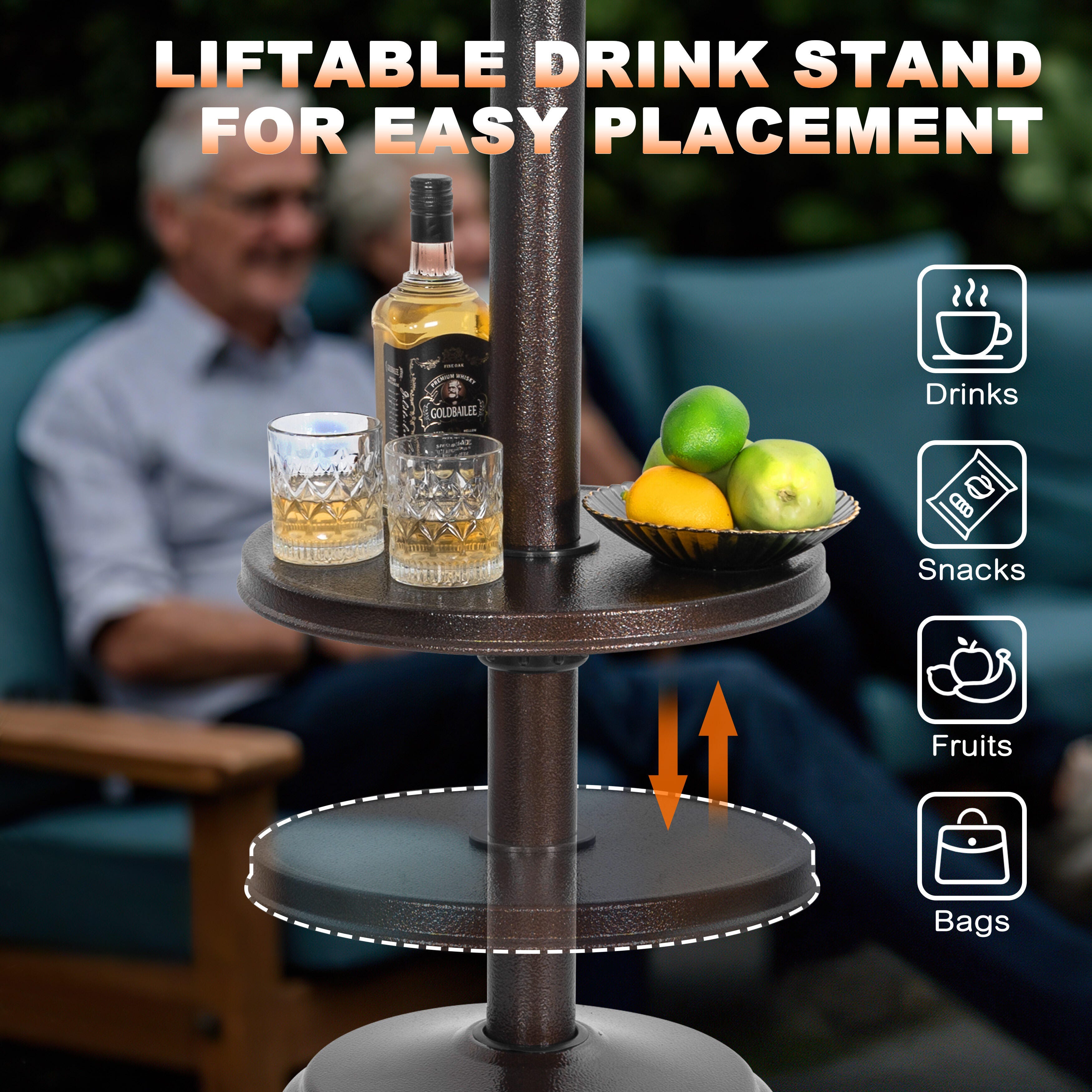 Nuu Garden Outdoor Patio Heater, , large