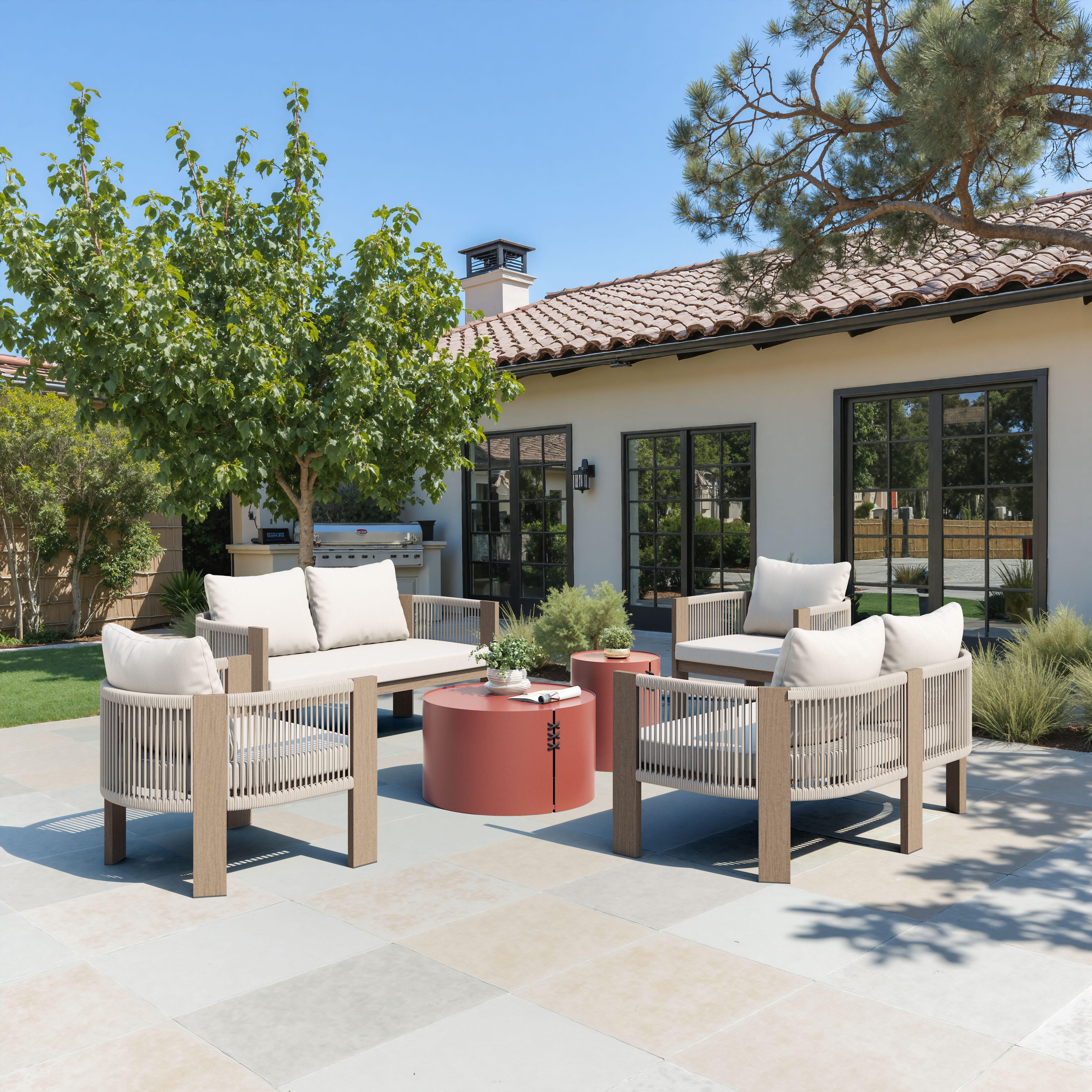 Erika Home Bayu Outdoor Coffee Table, , large
