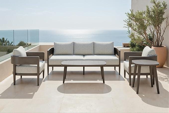 Erika Home Foret Outdoor Coffee Table, , large