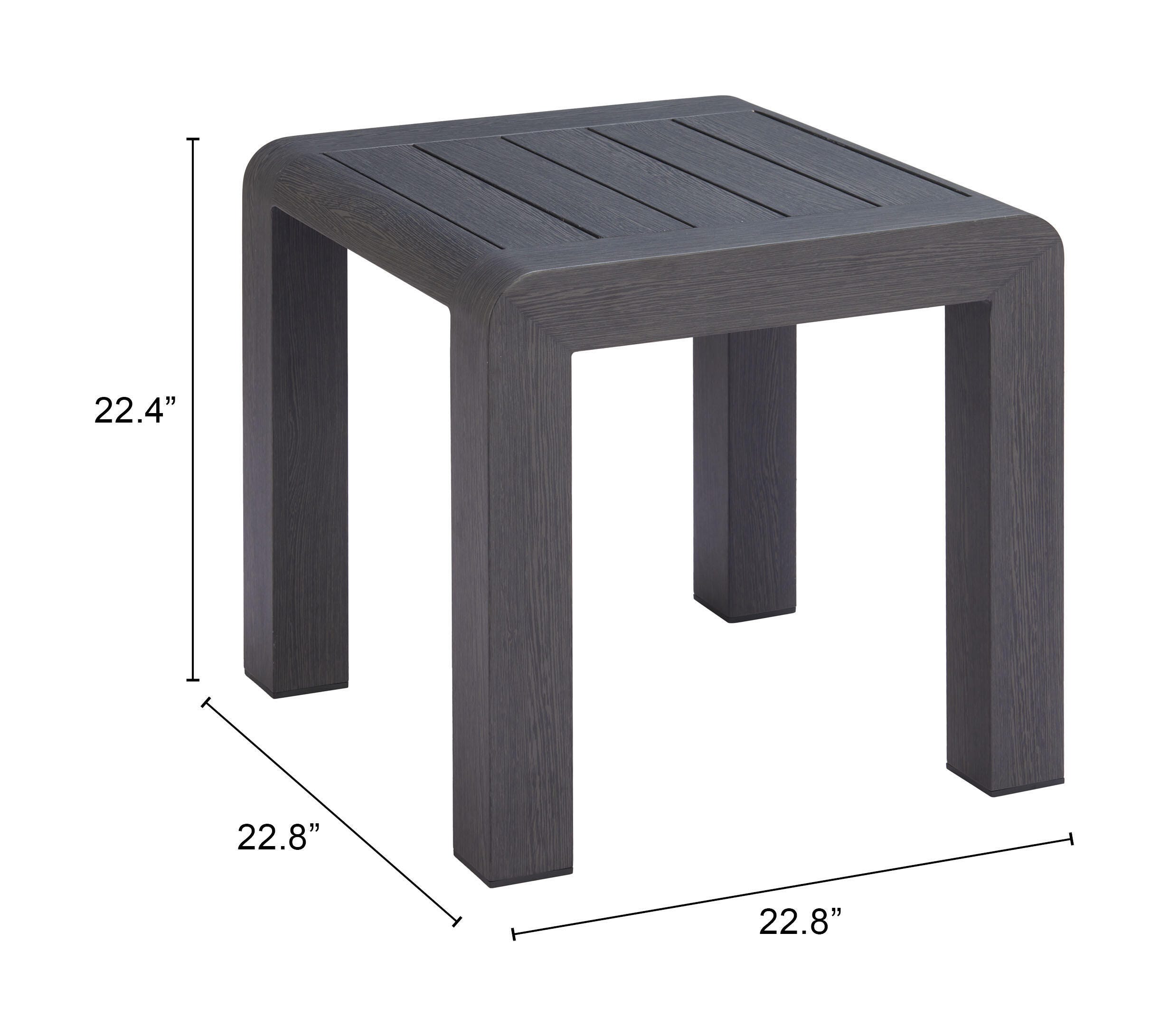 Erika Home Rolig Outdoor Side Table, , large