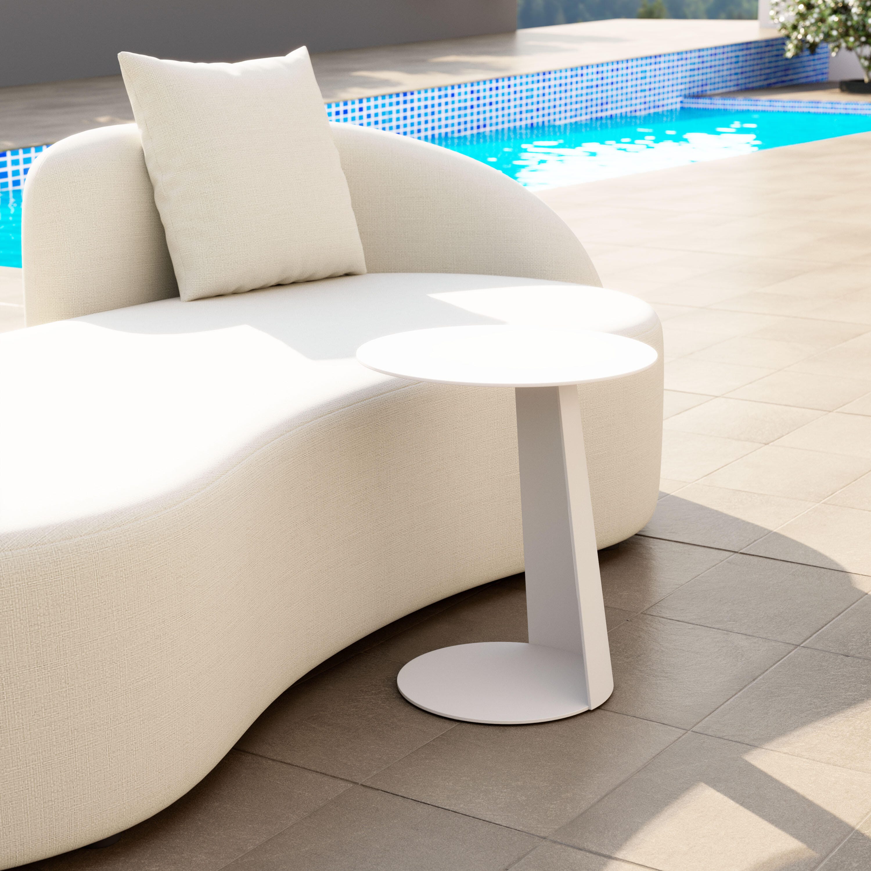 Erika Home Sunny Isles Outdoor Side Table, , large