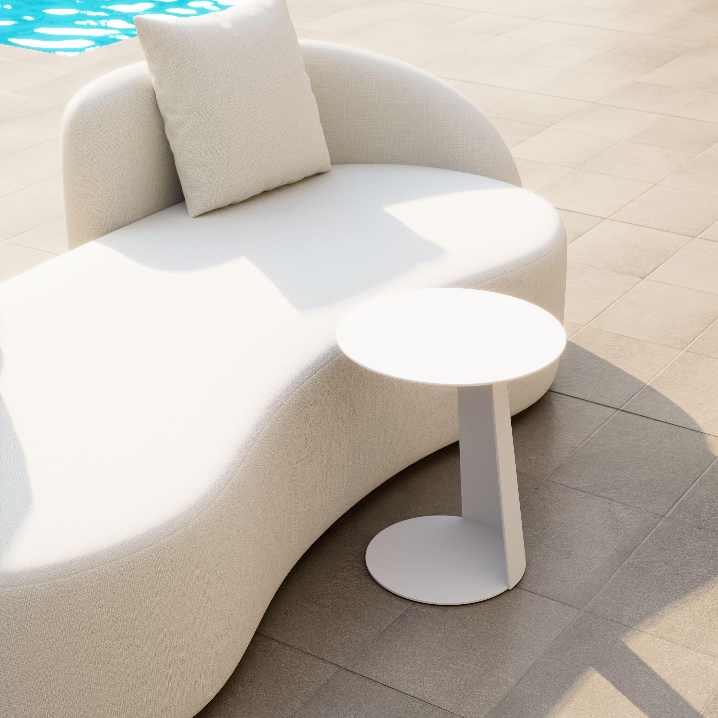 Erika Home Sunny Isles Outdoor Side Table, , large