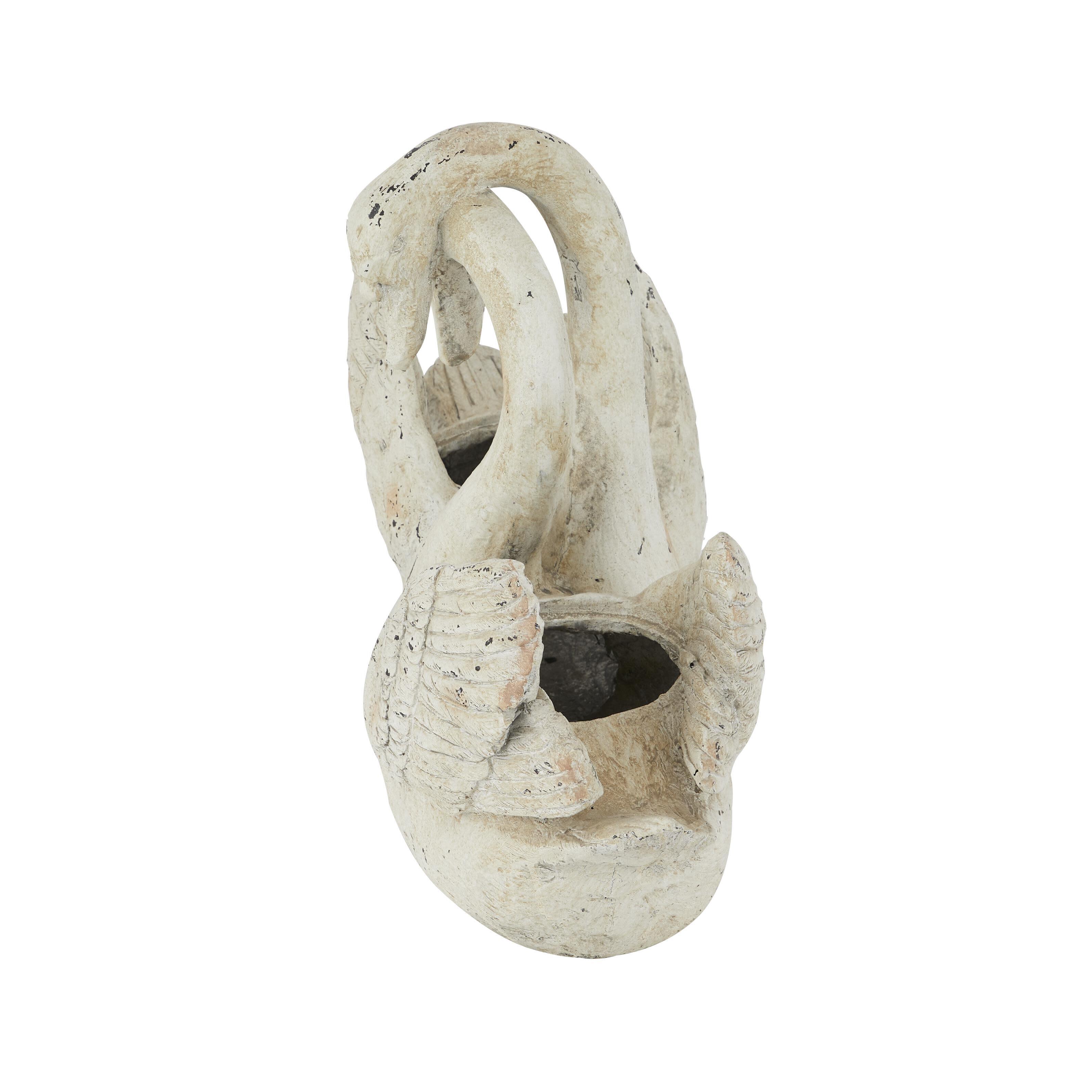 Bayberry Lane Outdoor Swan Planter, , large