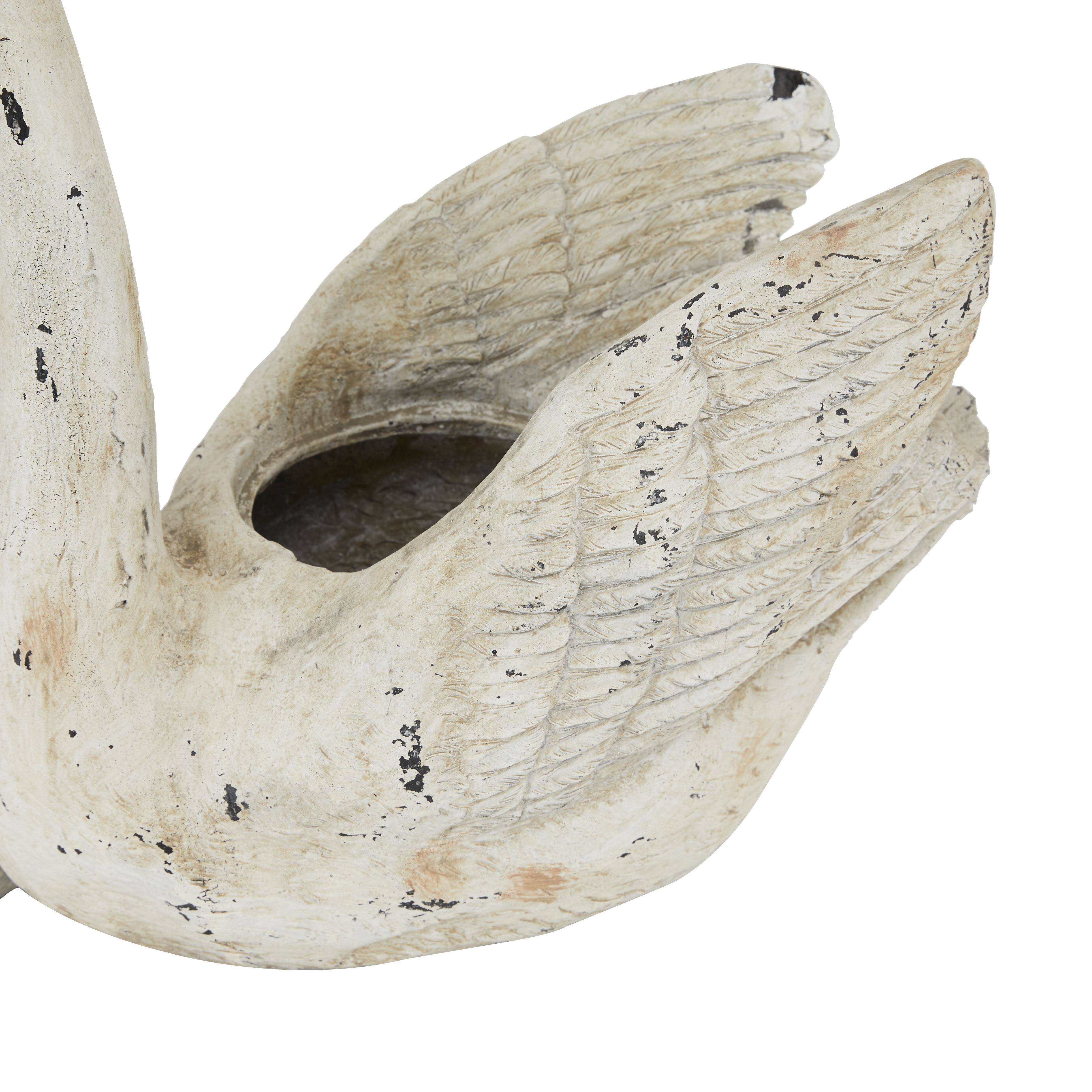 Bayberry Lane Outdoor Swan Planter, , large