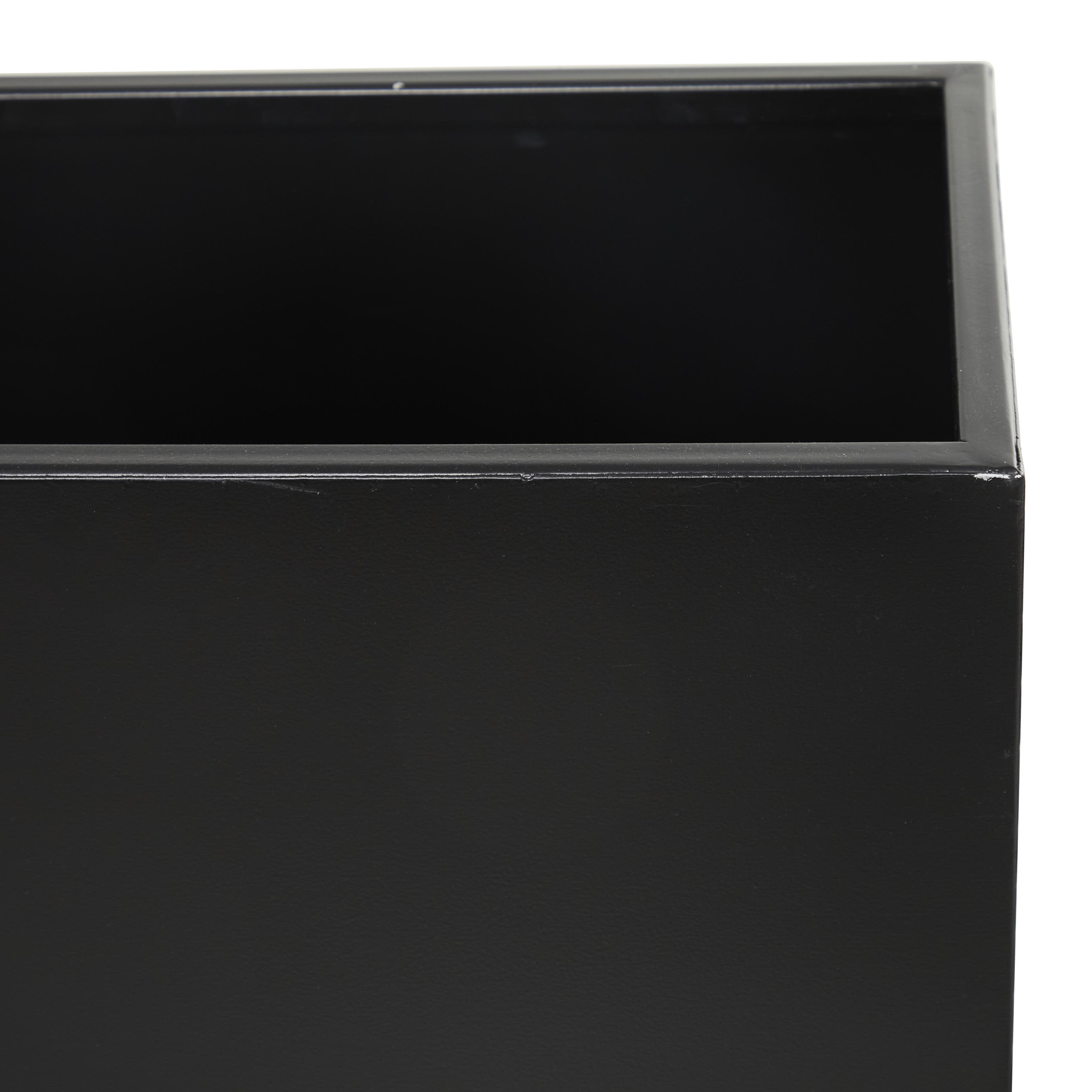 Bayberry Lane Outdoor Planter (Set of 2), Black, large