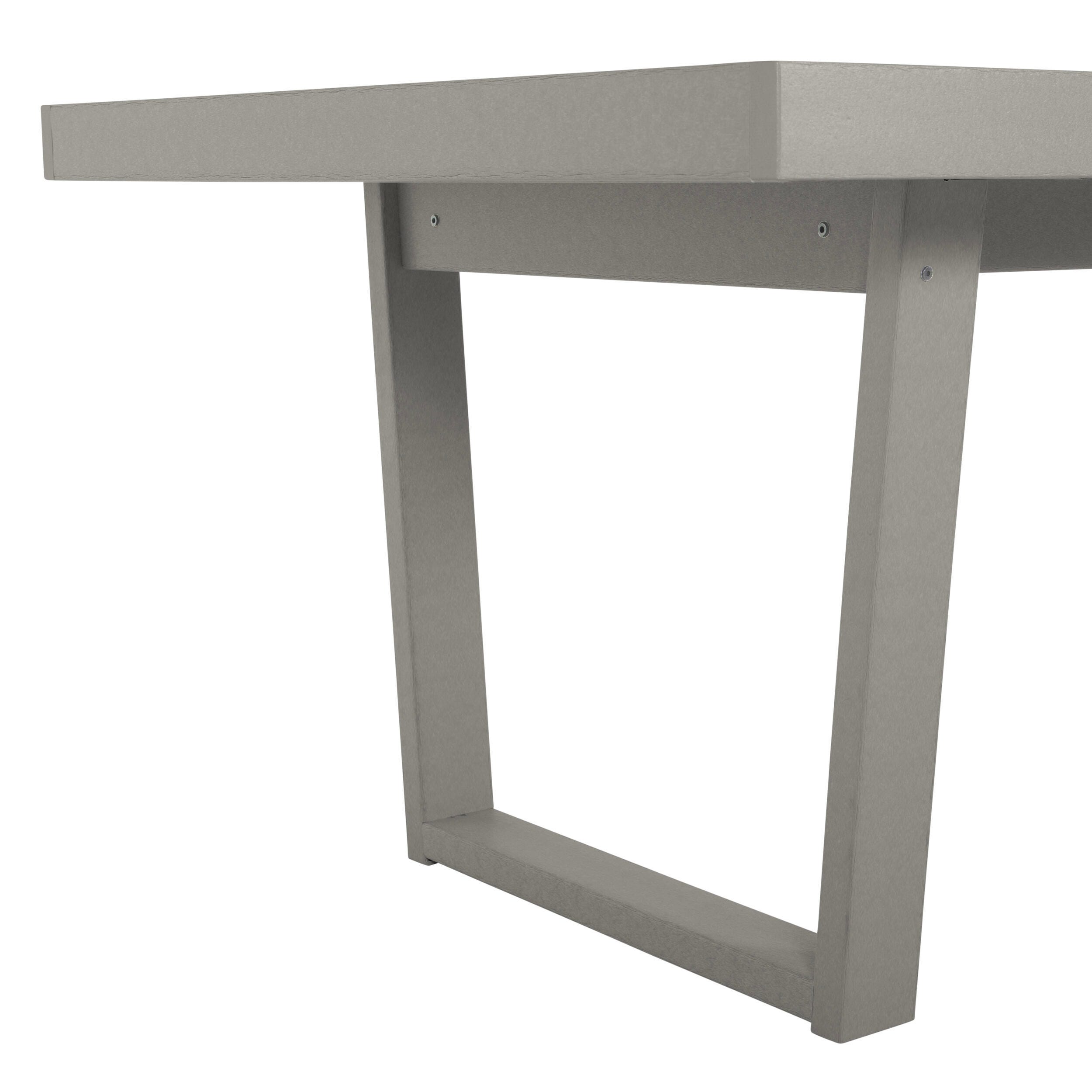 Bahia Verde Haven Outdoor Dining Table, Cove Gray, large
