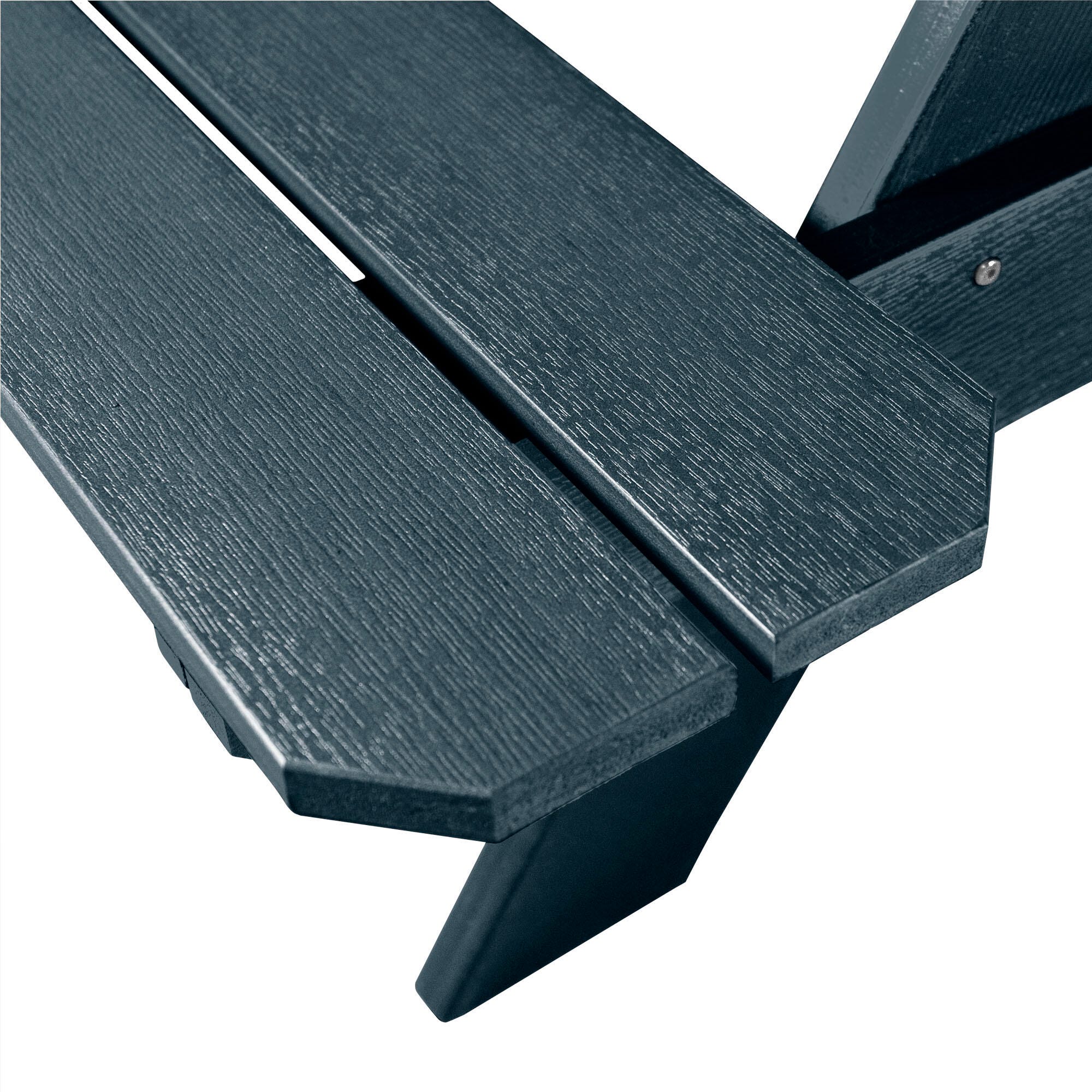 Highwood Hometown Outdoor Picnic Table, Federal Blue, large
