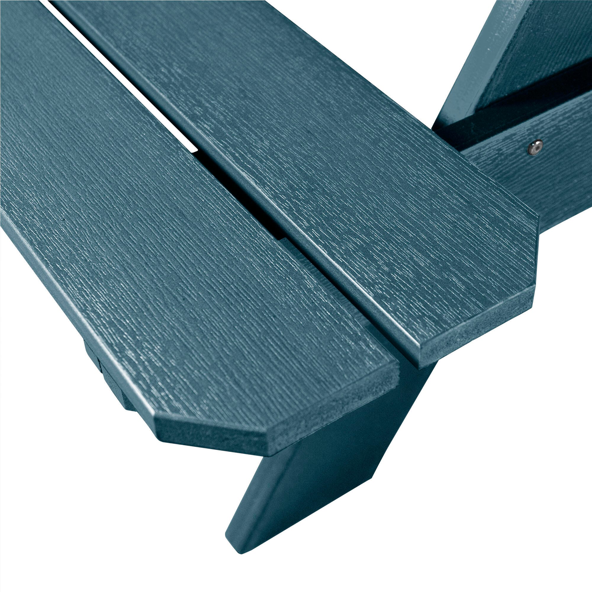 Highwood Hometown Outdoor Picnic Table, Nantucket Blue, large