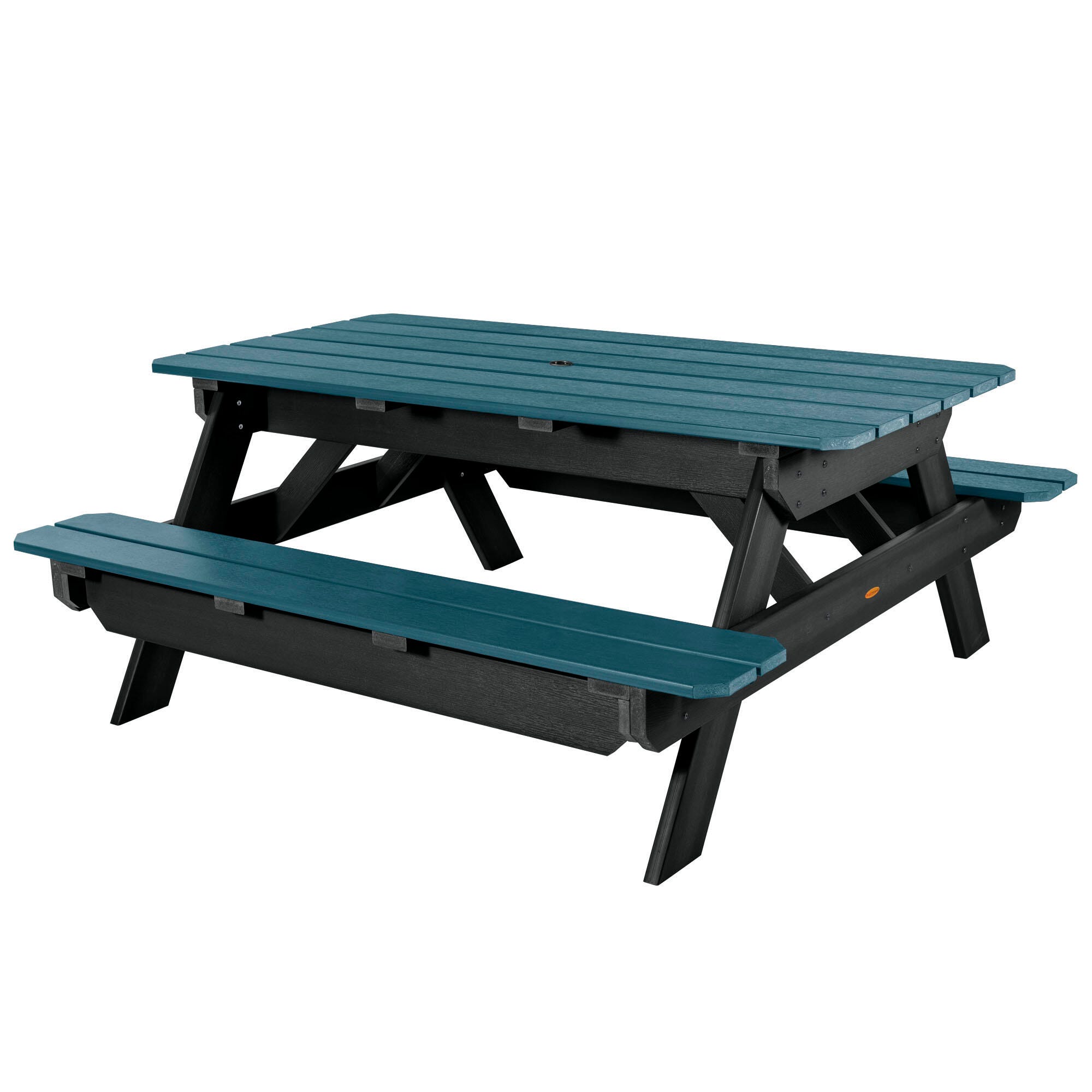 Highwood Hometown Outdoor Picnic Table, Shale
