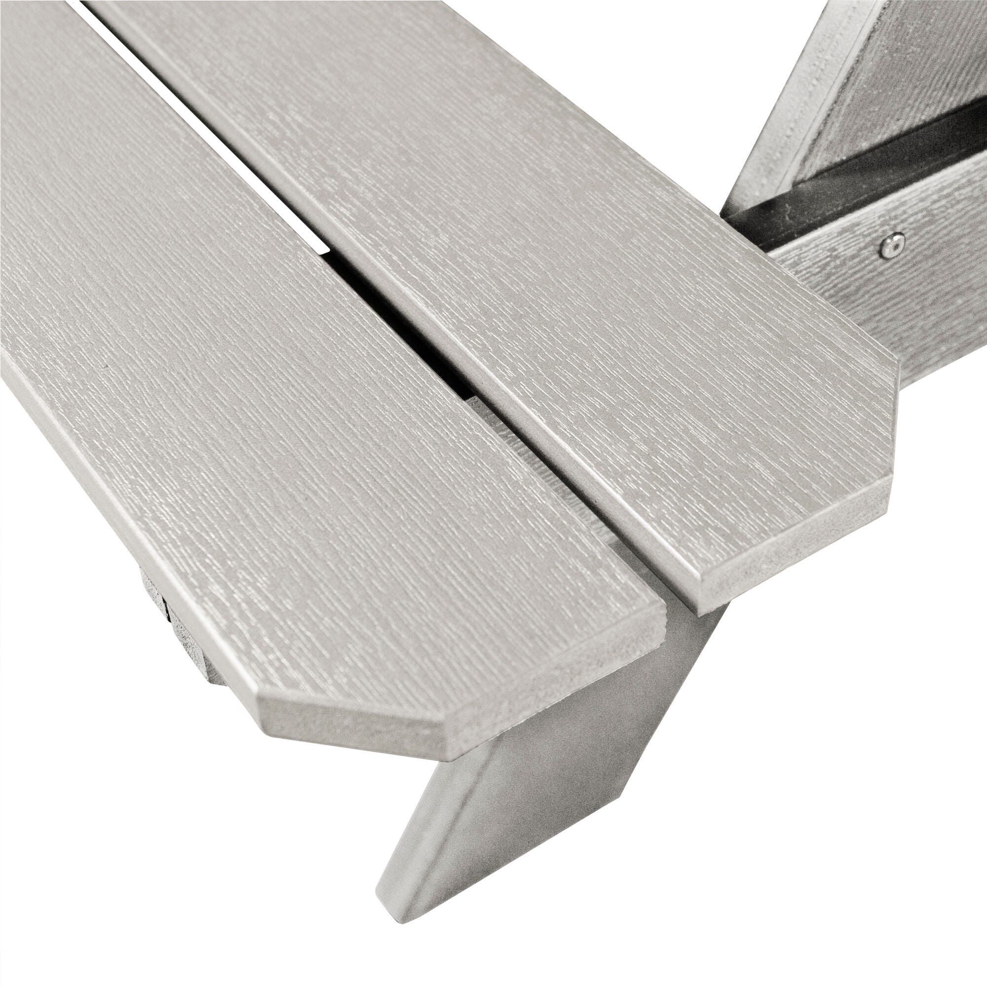 Highwood Hometown Outdoor Picnic Table, Harbor Gray, large