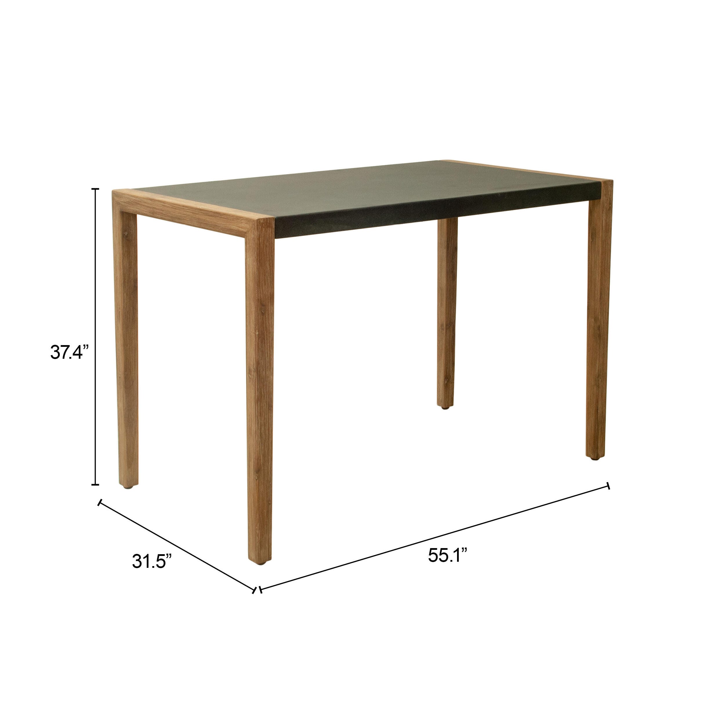 Erika Home Kata Outdoor Dining Table, , large