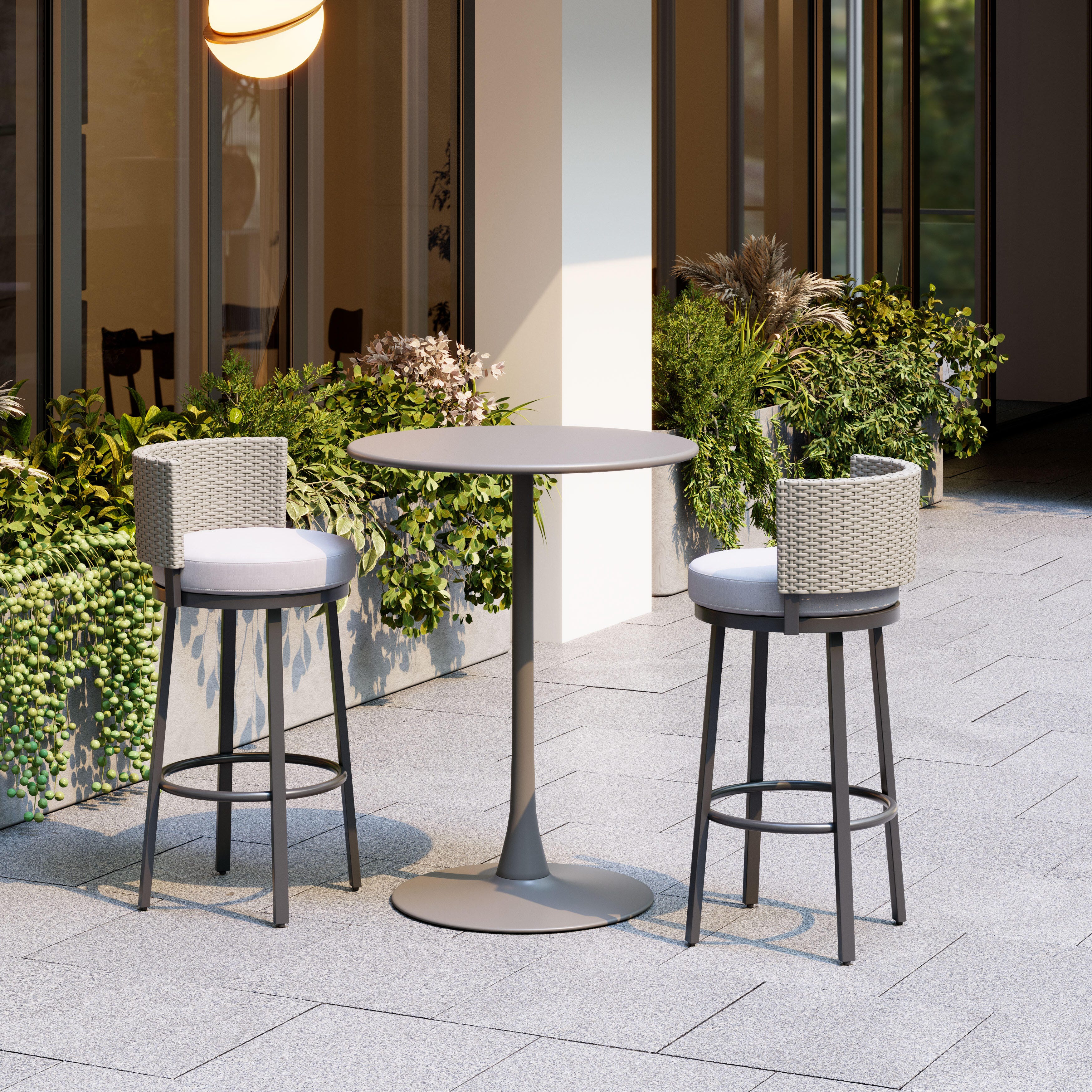 Erika Home ZUO Wave Outdoor Barstool, , rollover