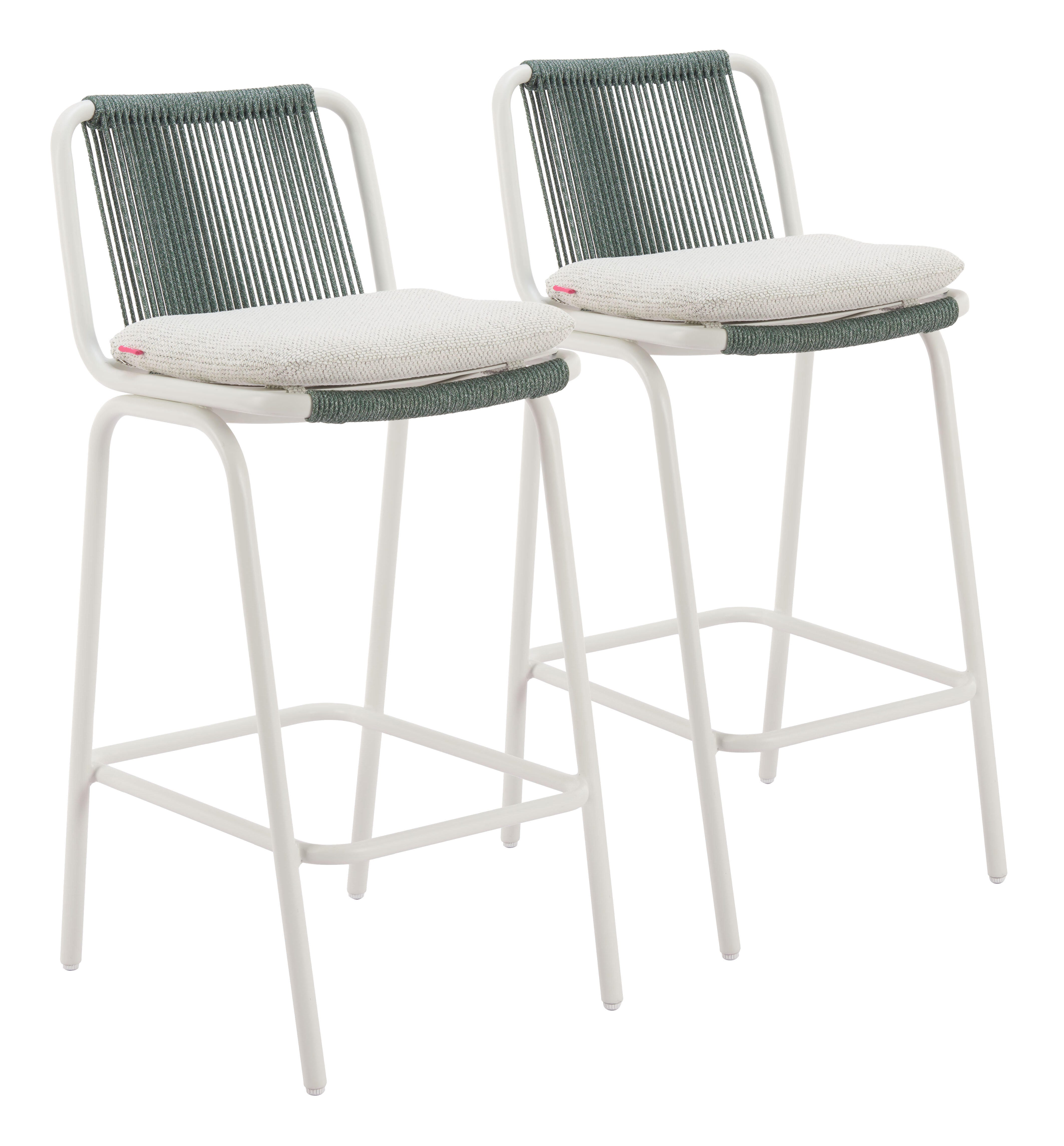 Erika Home ZUO Luft Outdoor Barstool (Set of 2), , large