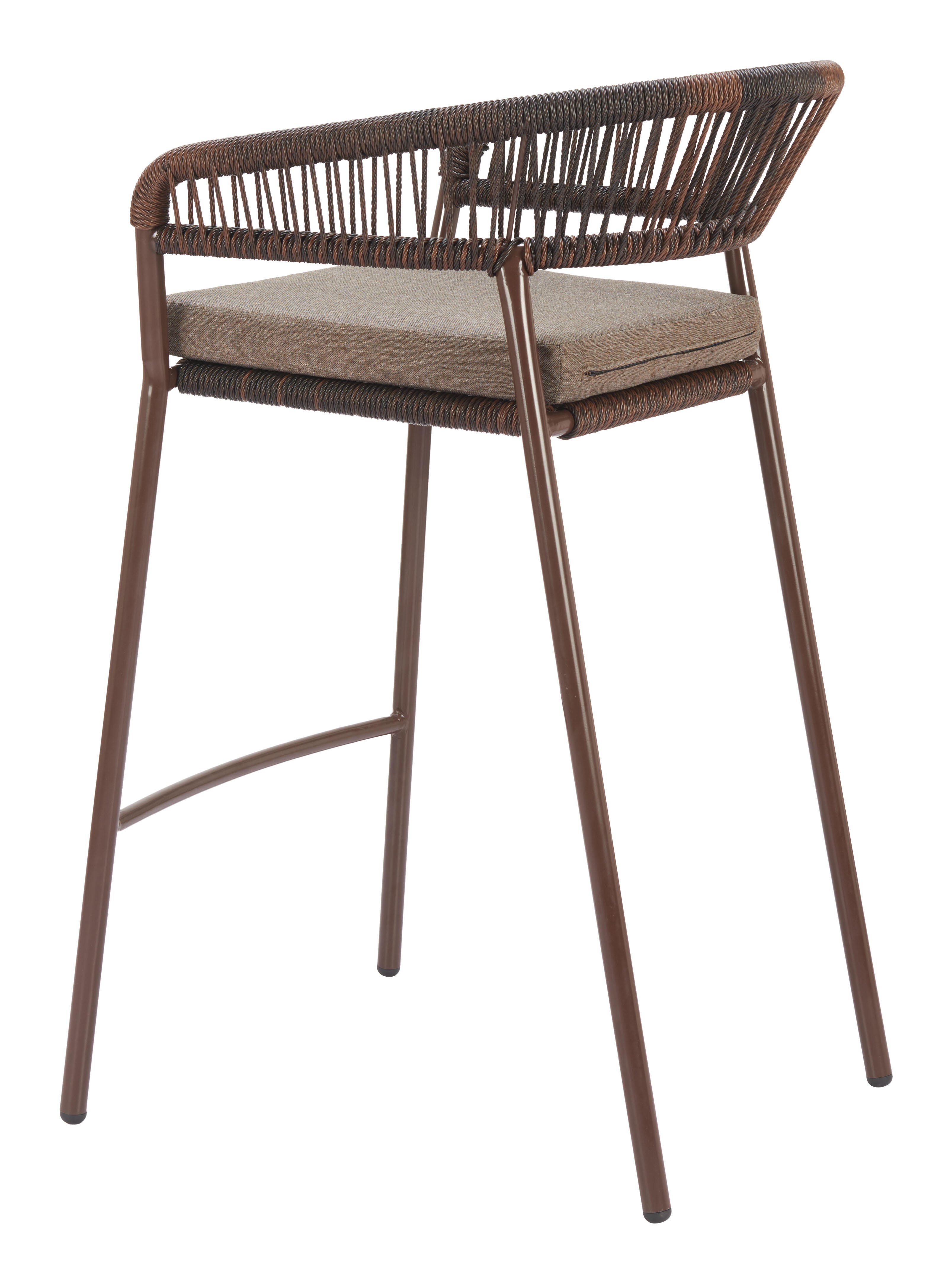 Erika Home ZUO Skye Outdoor Barstool (Set of 2), , large