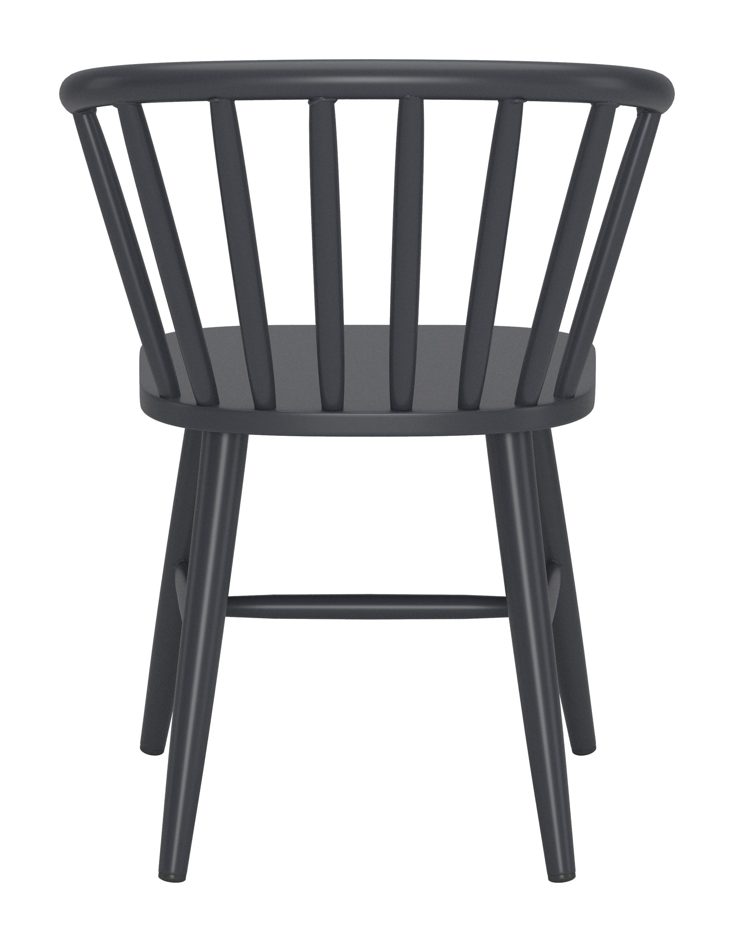 Erika Home ZUO Shio Outdoor Dining Chair, Black, large