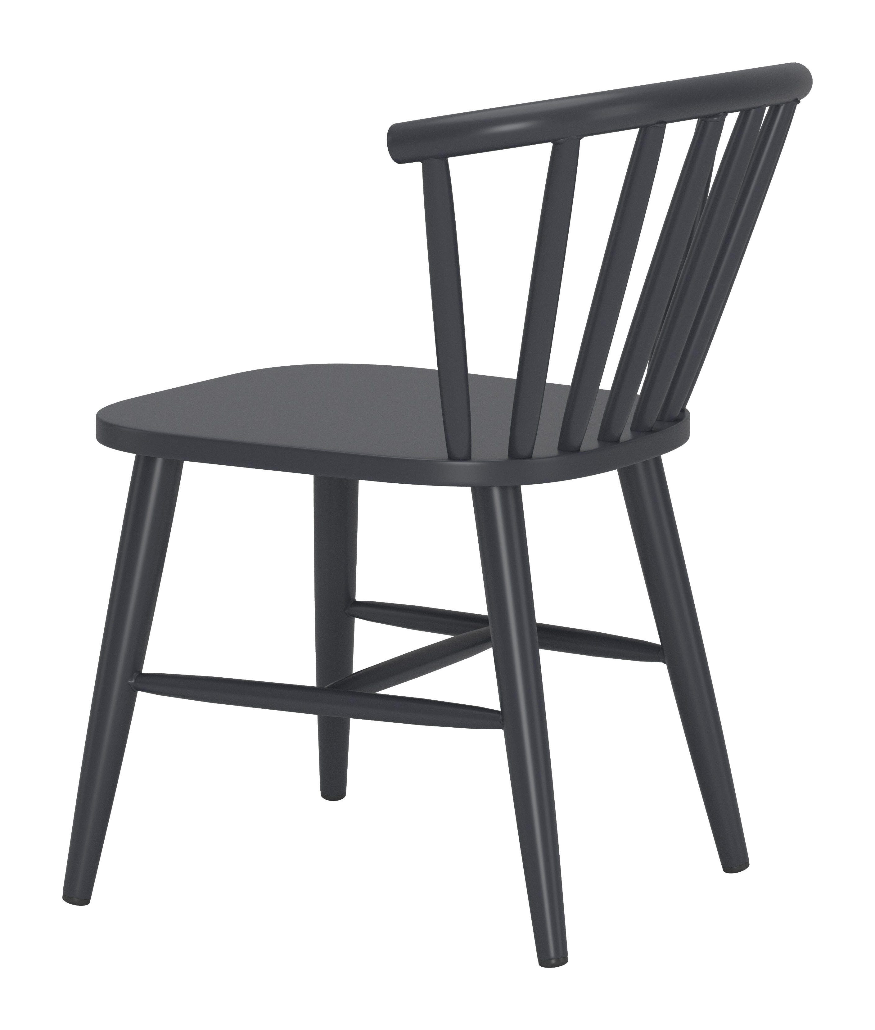 Erika Home ZUO Shio Outdoor Dining Chair, Black, large