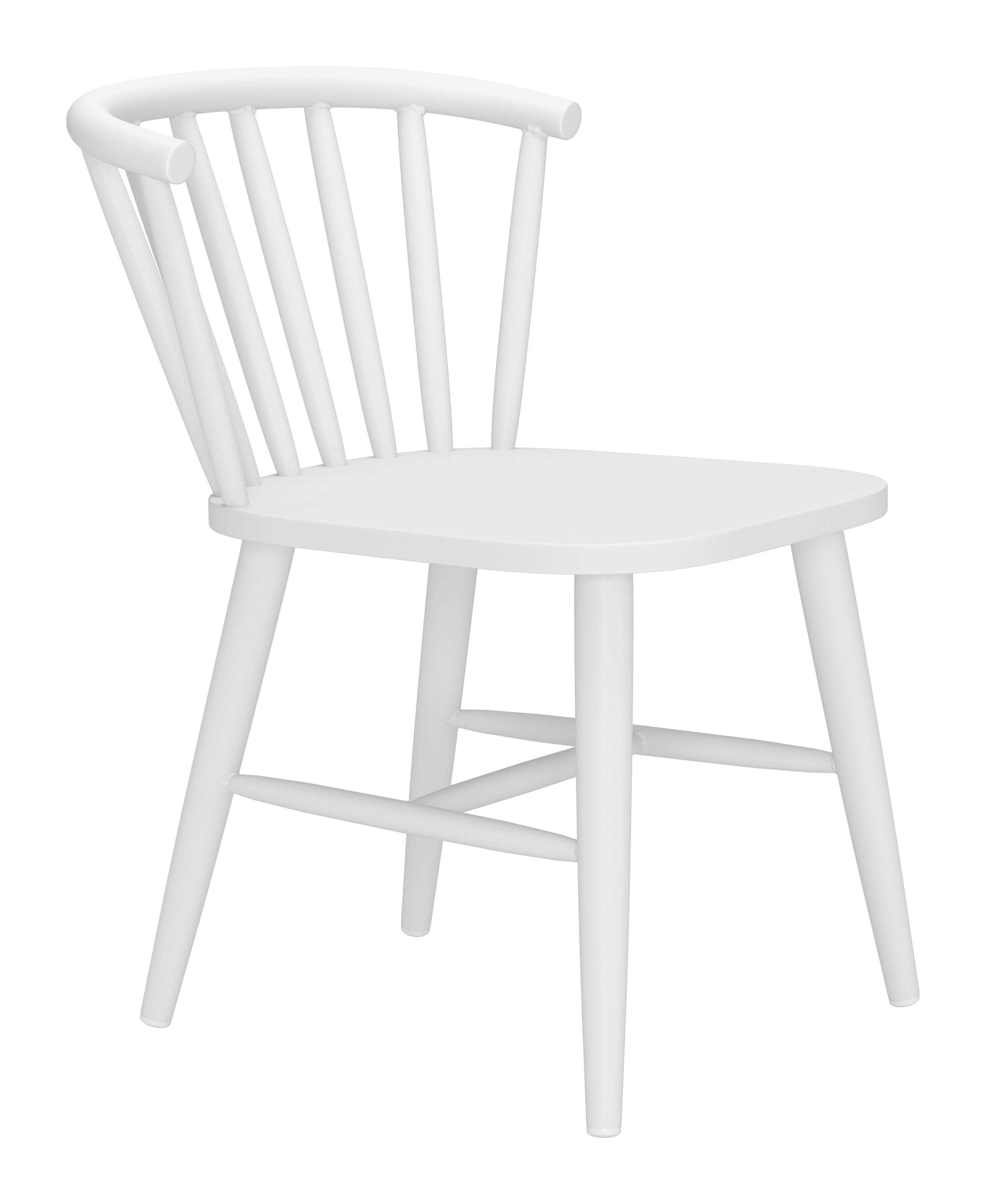 Erika Home ZUO Shio Outdoor Dining Chair, White, large