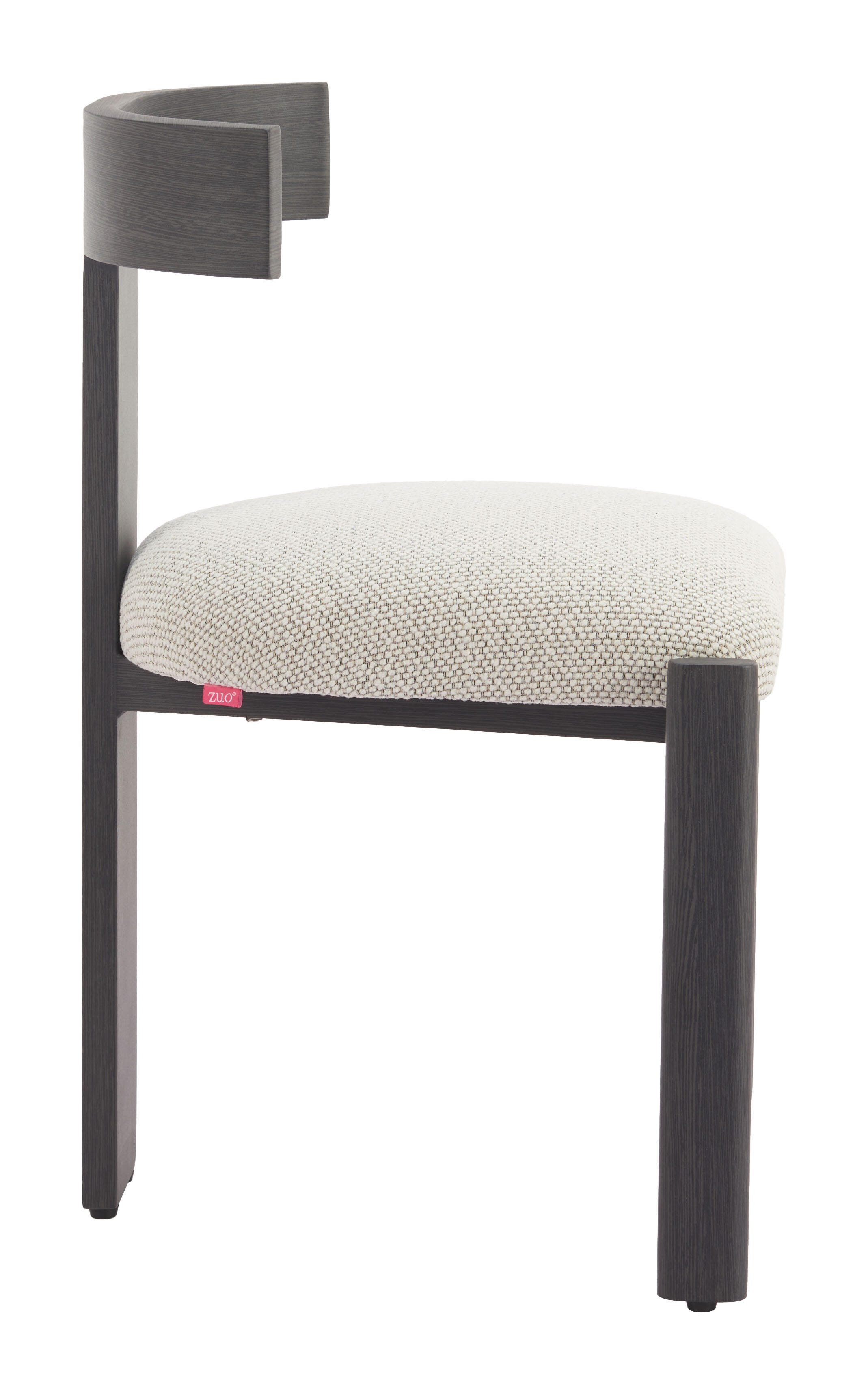 Erika Home ZUO Tiana Outdoor Dining Chair, Black/Beige, large