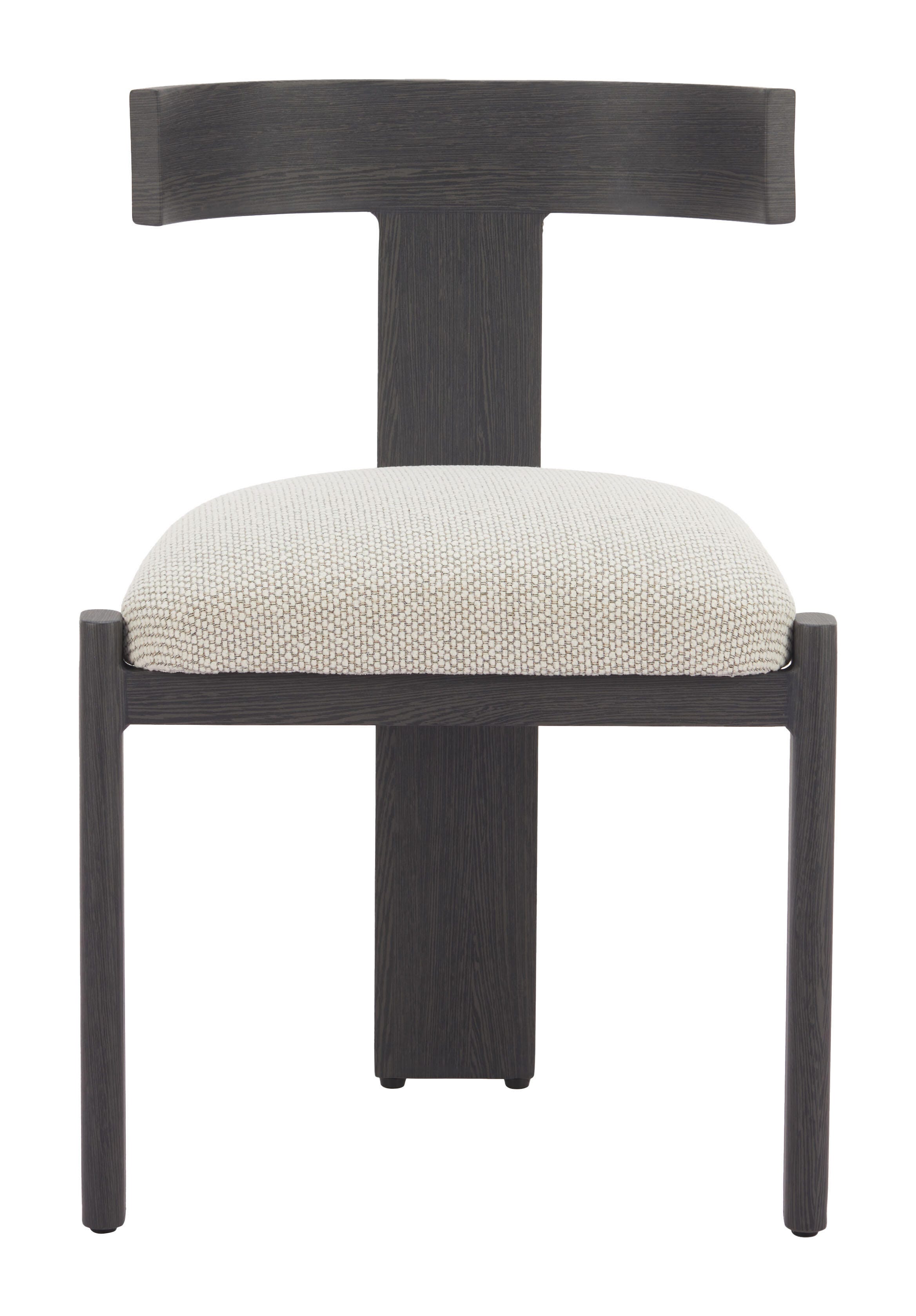 Erika Home ZUO Tiana Outdoor Dining Chair, Black/Beige, large
