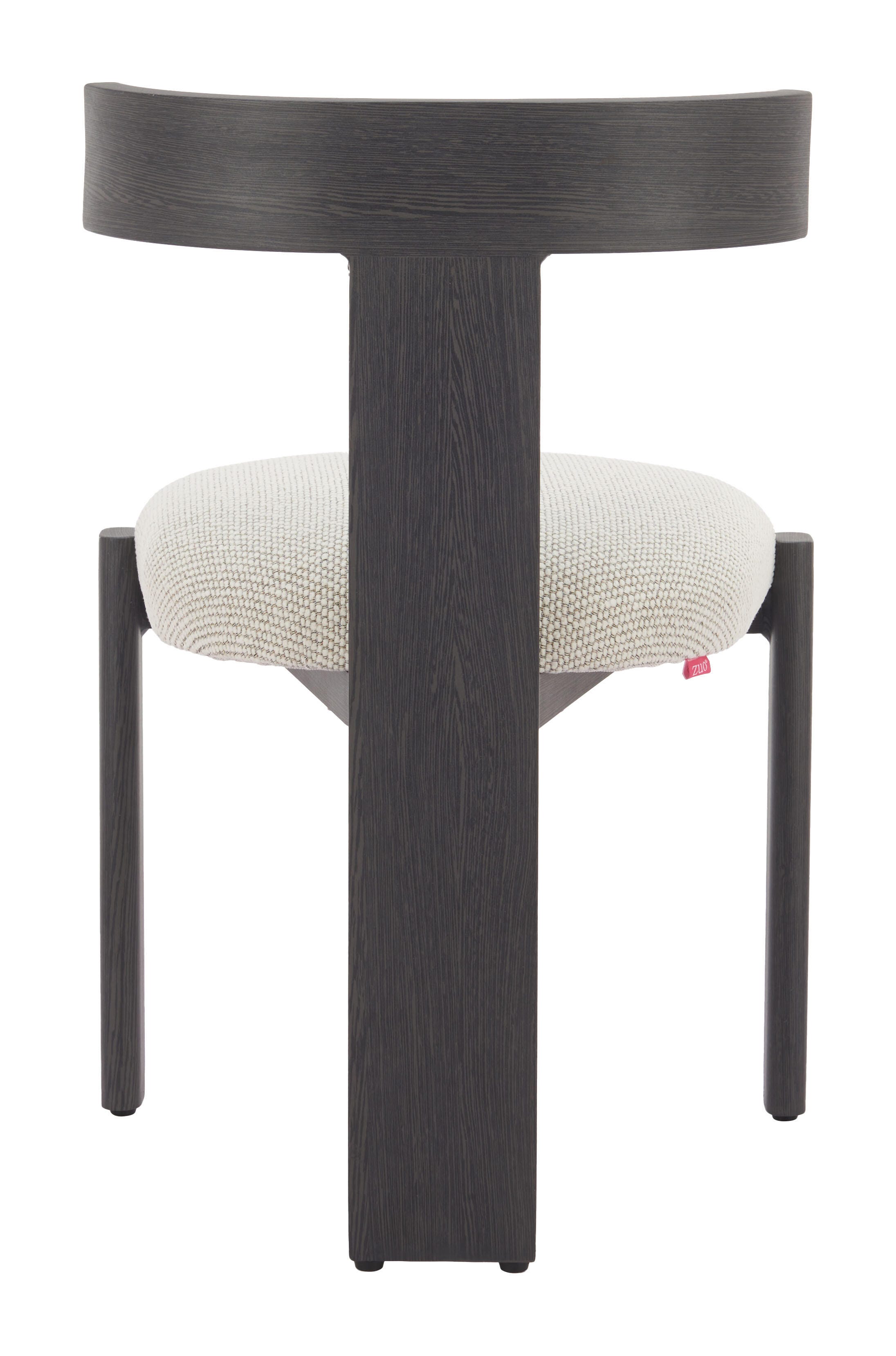 Erika Home ZUO Tiana Outdoor Dining Chair, Black/Beige, large