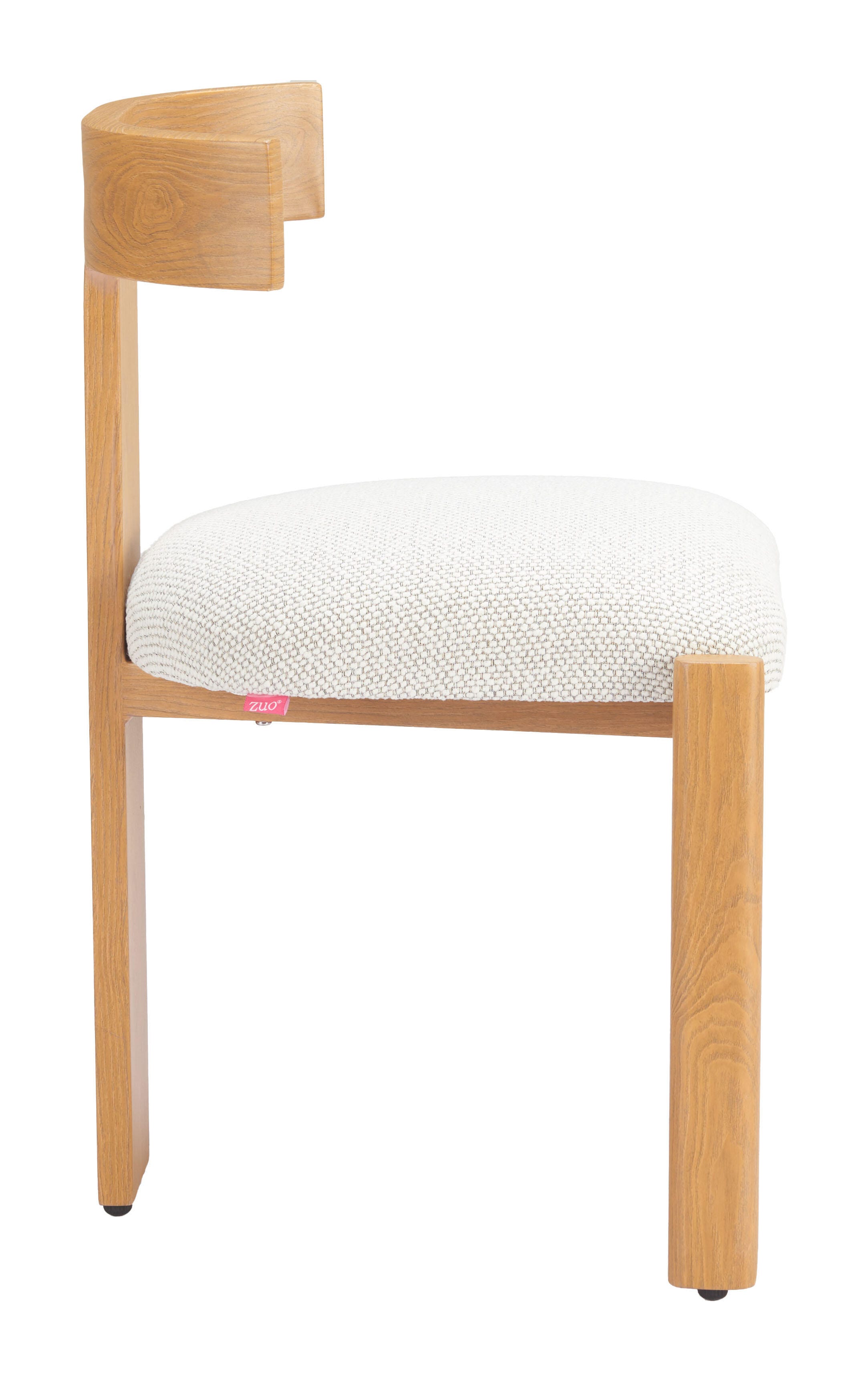 Erika Home ZUO Tiana Outdoor Dining Chair, Beige/Brown, large