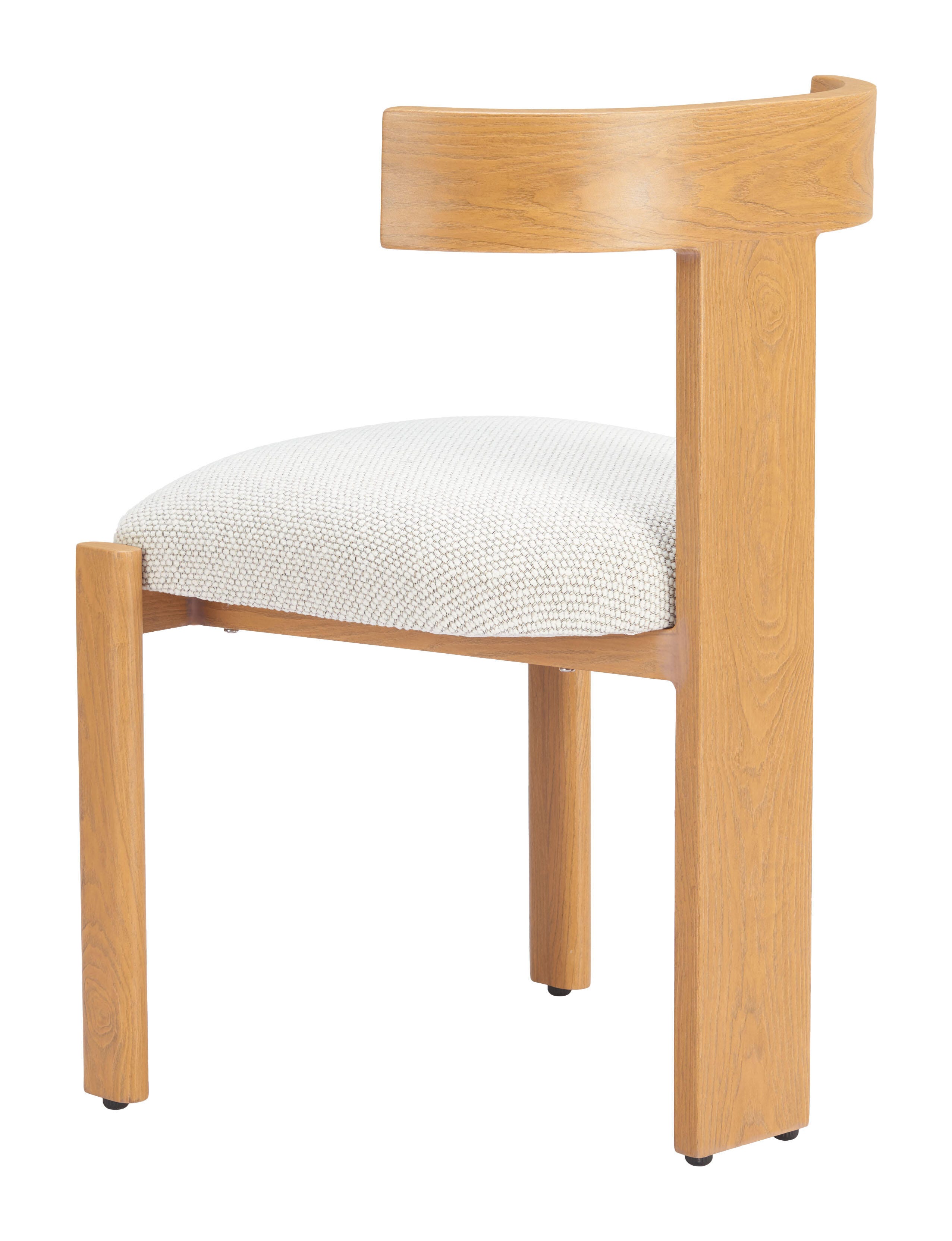 Erika Home ZUO Tiana Outdoor Dining Chair, Beige/Brown, large