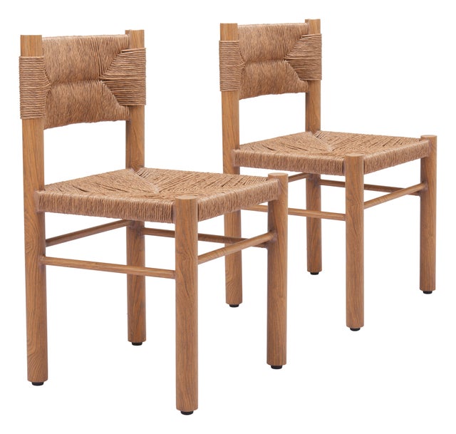 Erika Home ZUO Iska Outdoor Dining Chair (Set of 2)