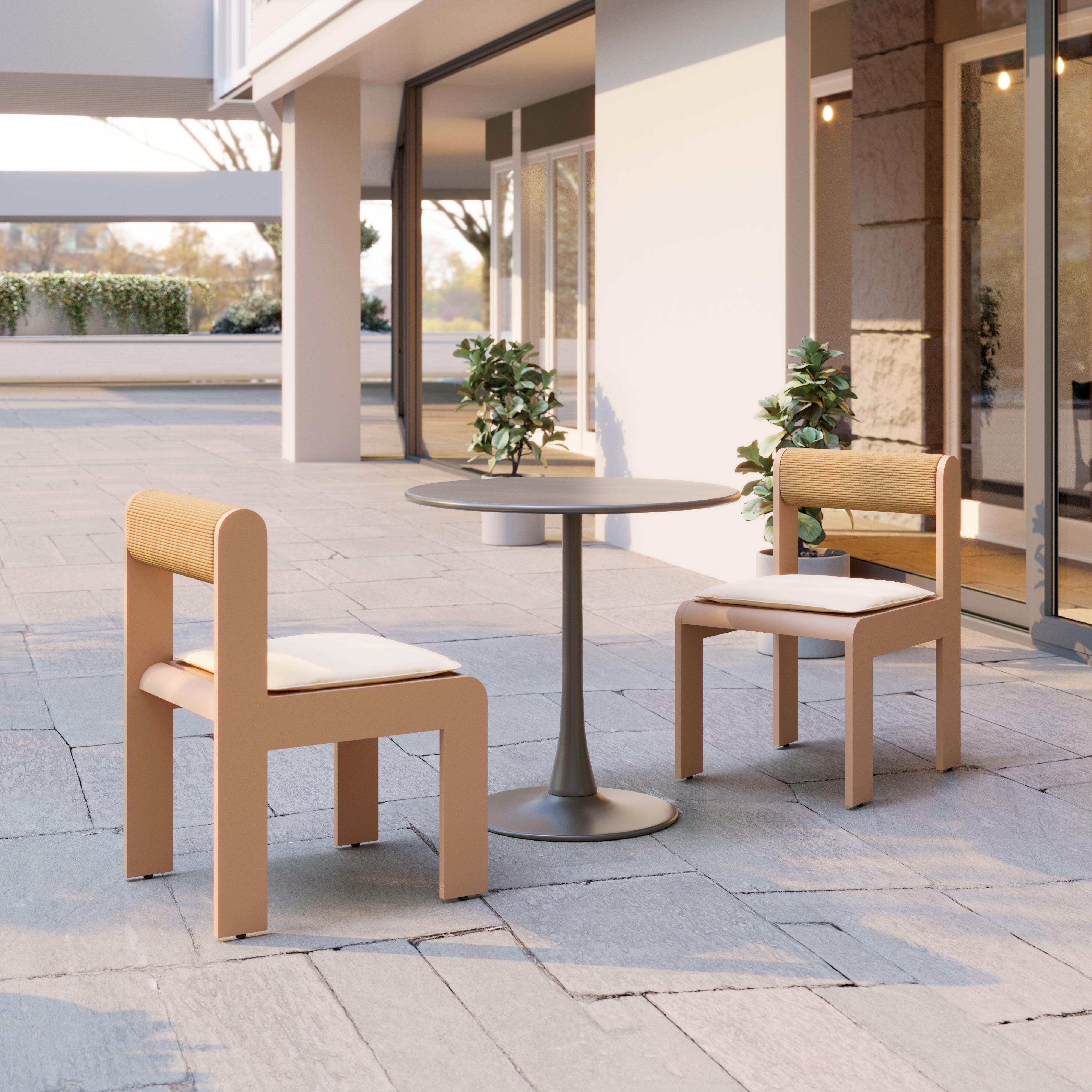 Erika Home ZUO Island Outdoor Dining Chair (Set of 2), , rollover