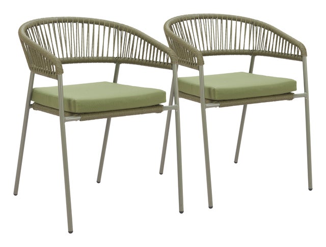 Erika Home ZUO Skye Outdoor Dining Chair (Set of 2)