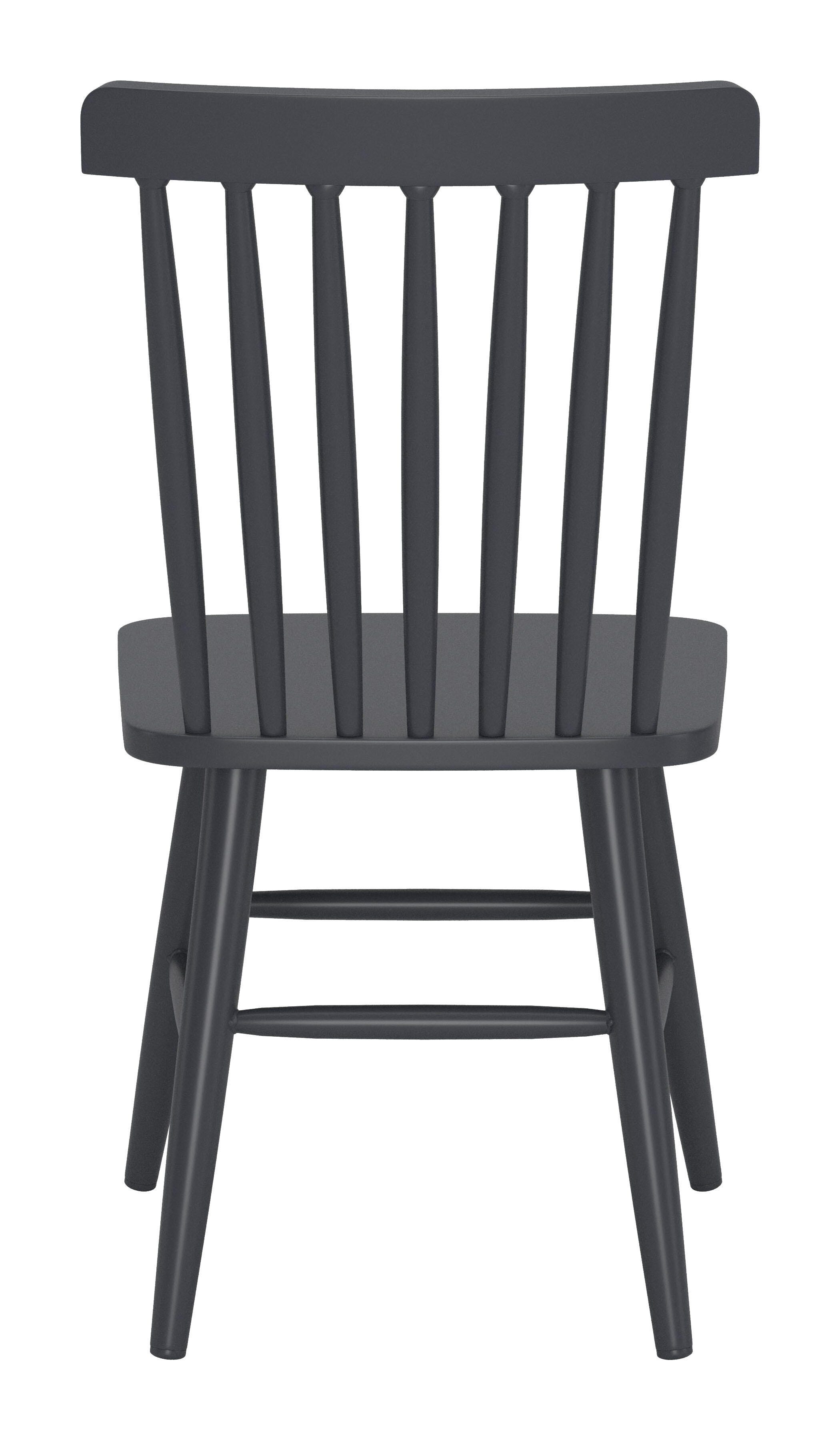 Erika Home ZUO Zeilen Outdoor Dining Chair (Set of 2), Black, large