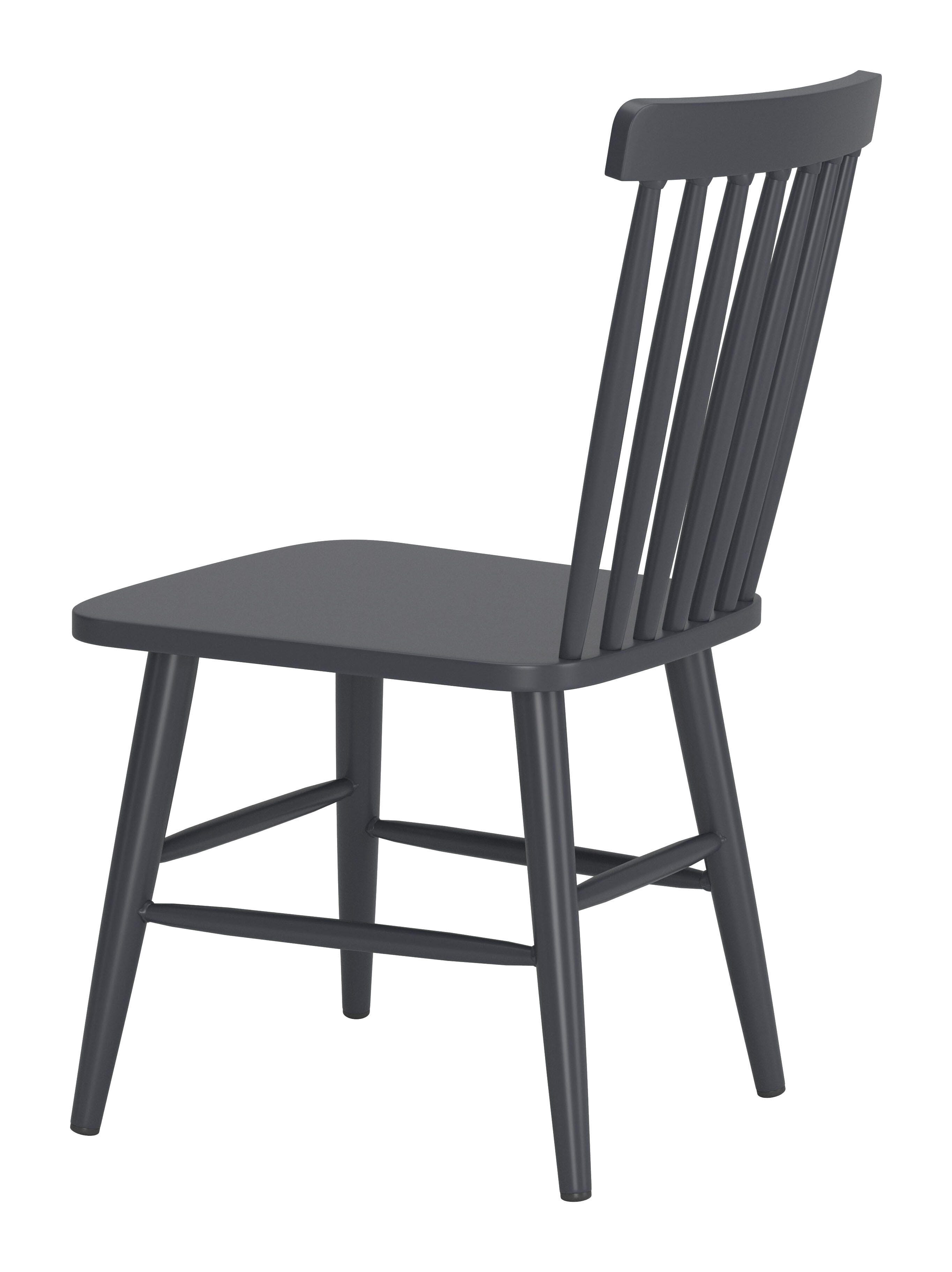 Erika Home ZUO Zeilen Outdoor Dining Chair (Set of 2), Black, large