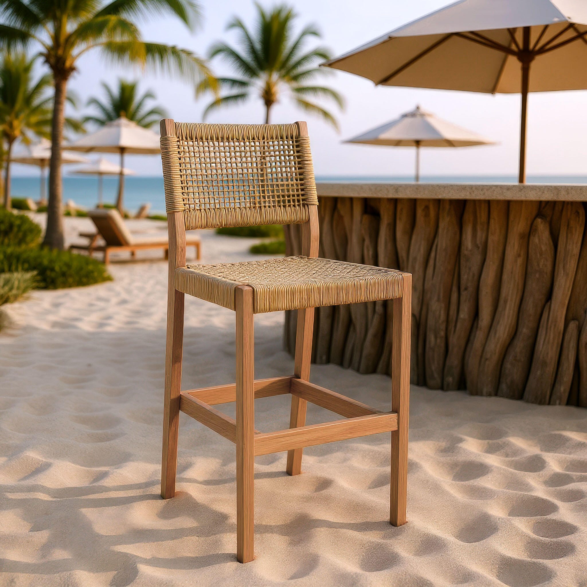 Erika Home ZUO Corde Outdoor Barstool, , rollover