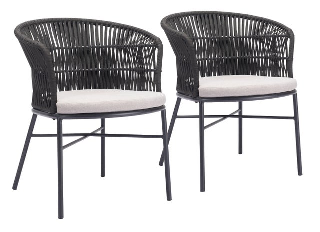 Erika Home ZUO Freycinet Outdoor Dining Chair (Set of 2)