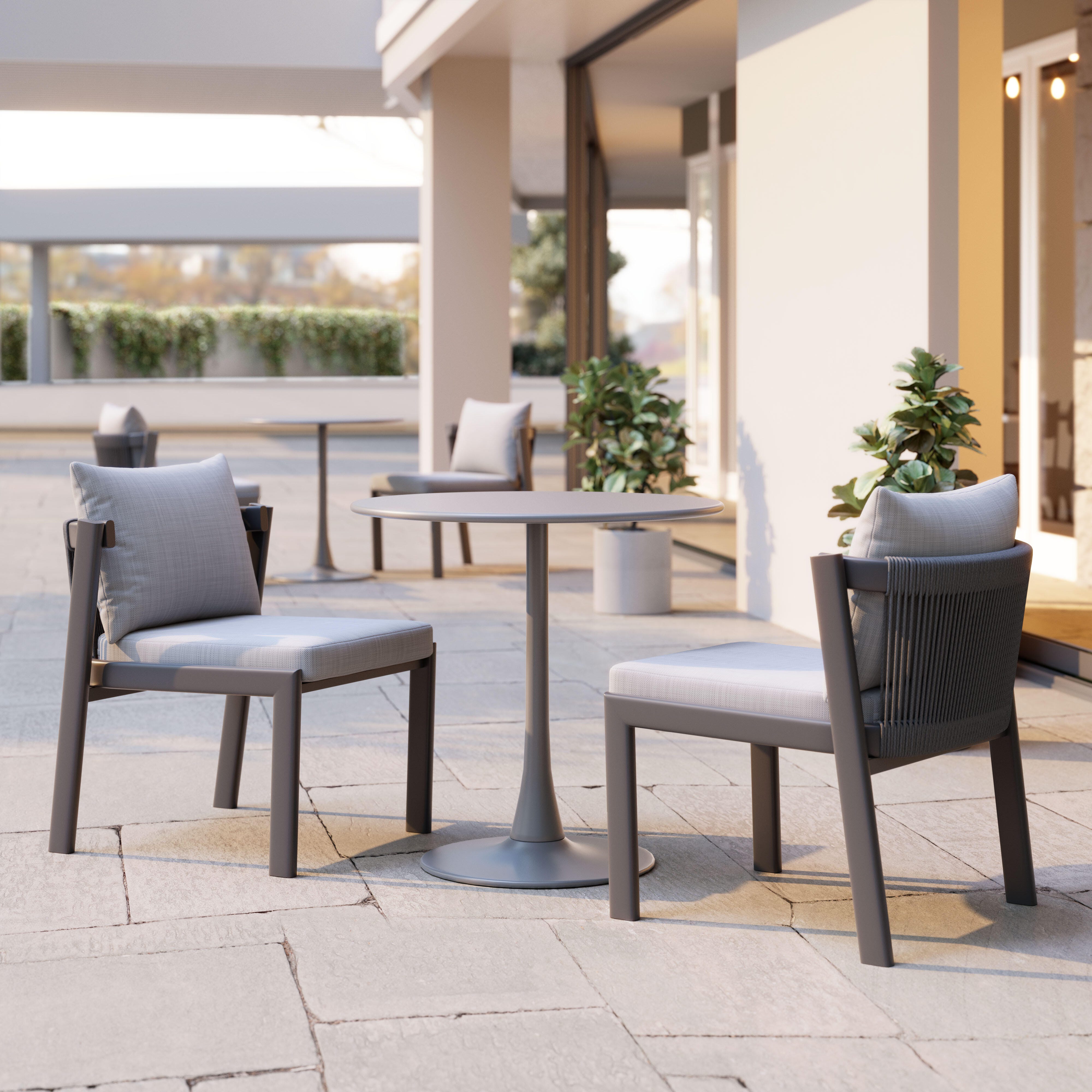 Erika Home ZUO Horizon Outdoor Dining Chair (Set of 2), , rollover