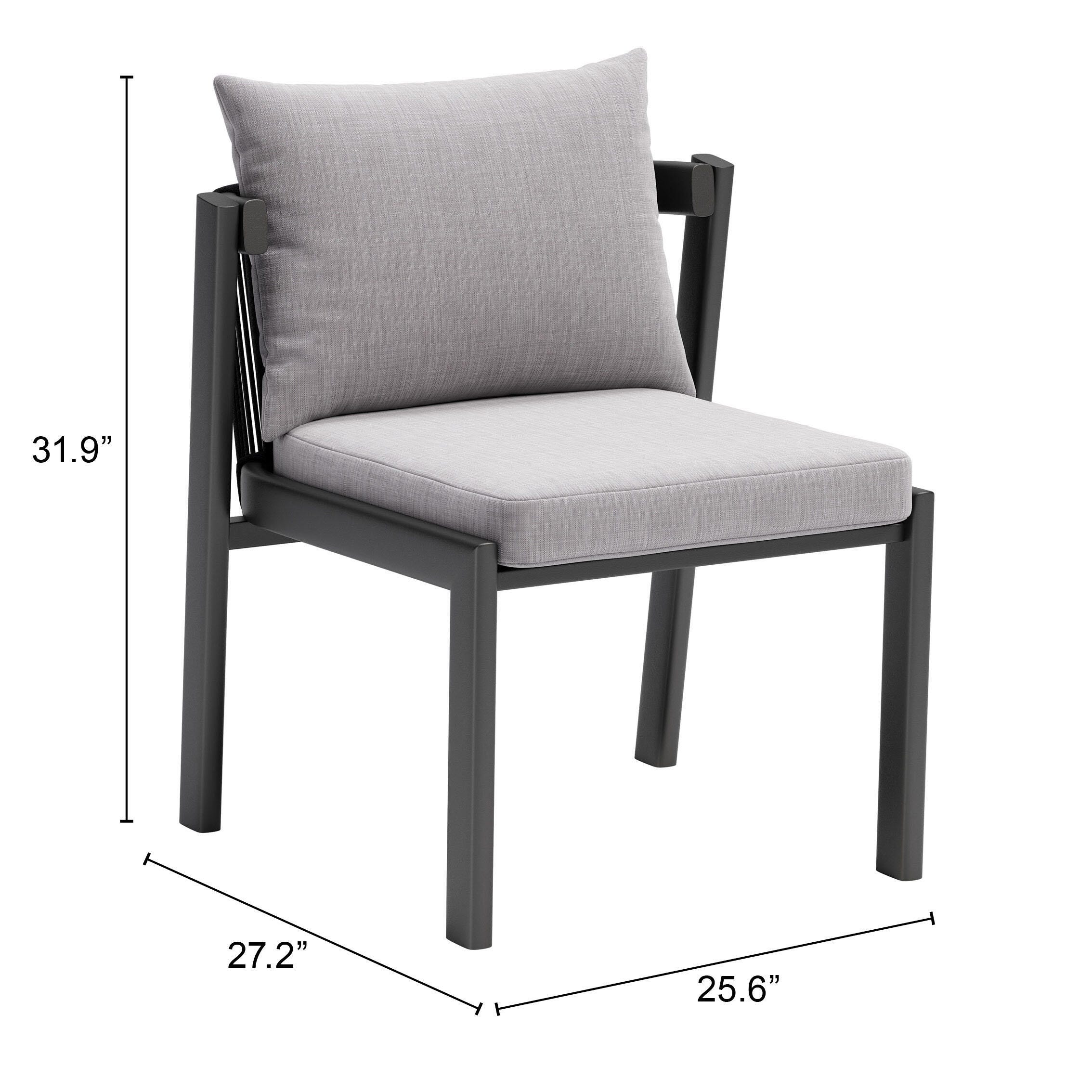 Erika Home ZUO Horizon Outdoor Dining Chair (Set of 2), , large