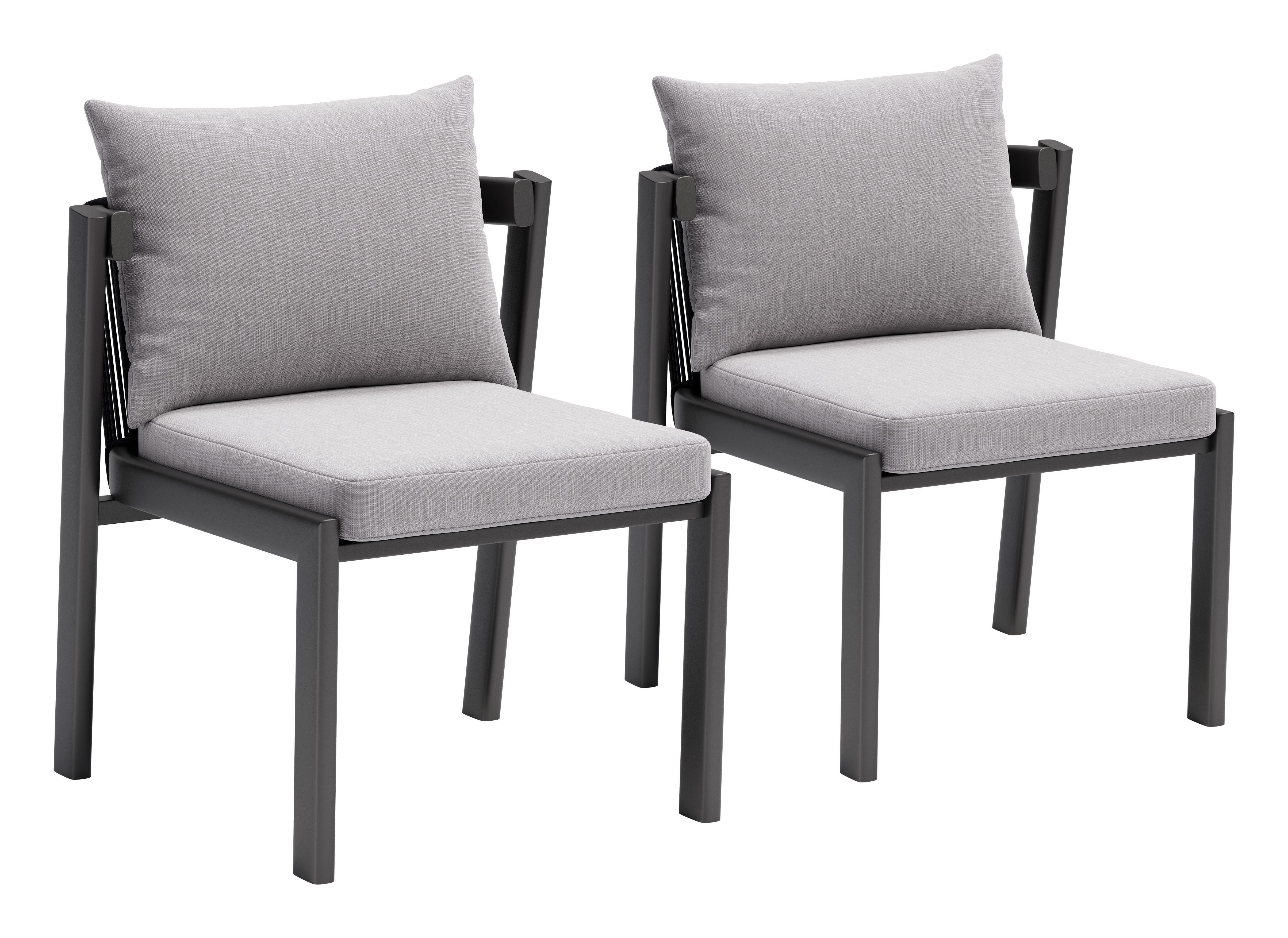 Erika Home ZUO Horizon Outdoor Dining Chair (Set of 2), , large