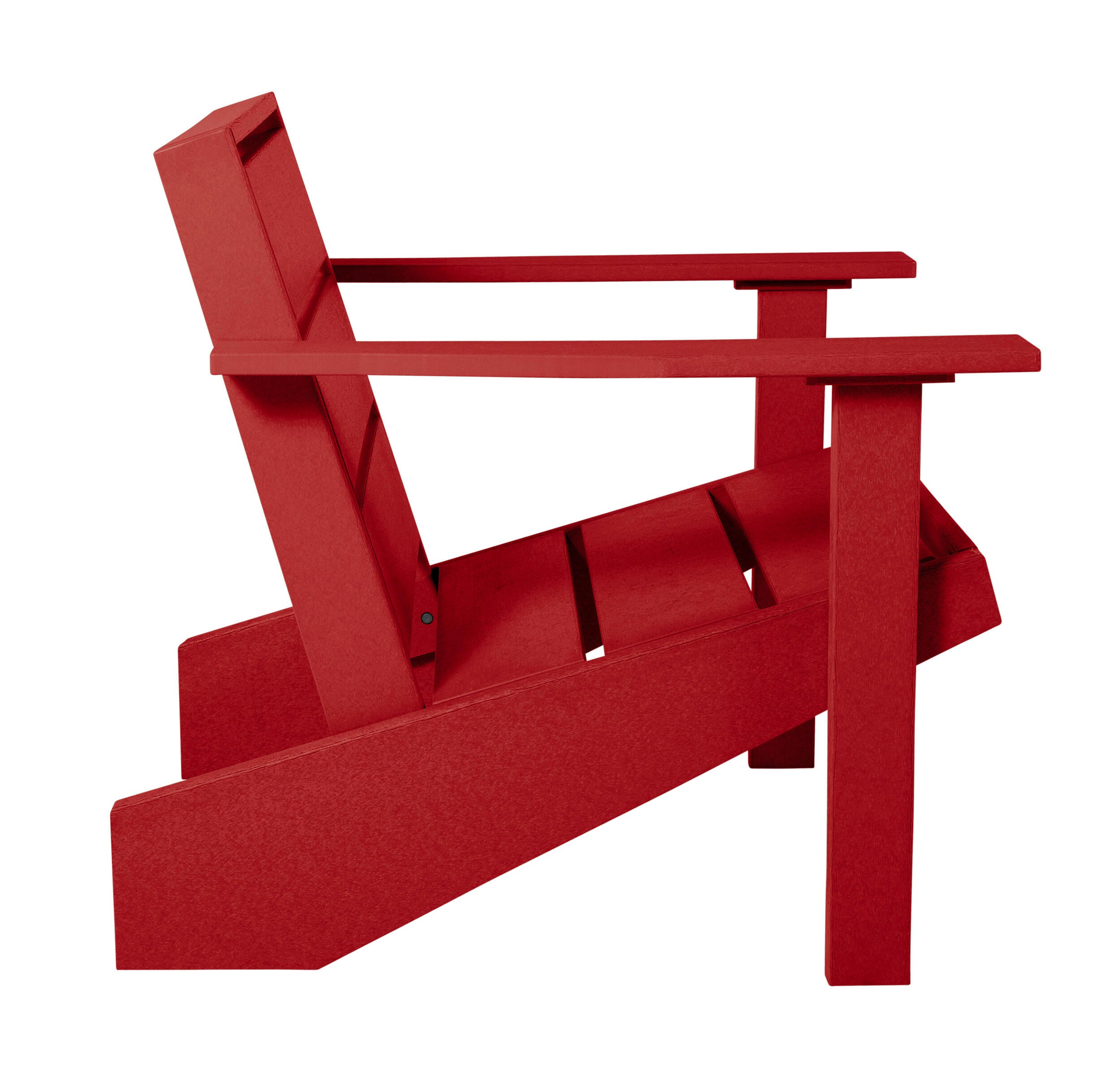 Bahia Verde Haven Outdoor Adirondack Chair, Boathouse Red, large